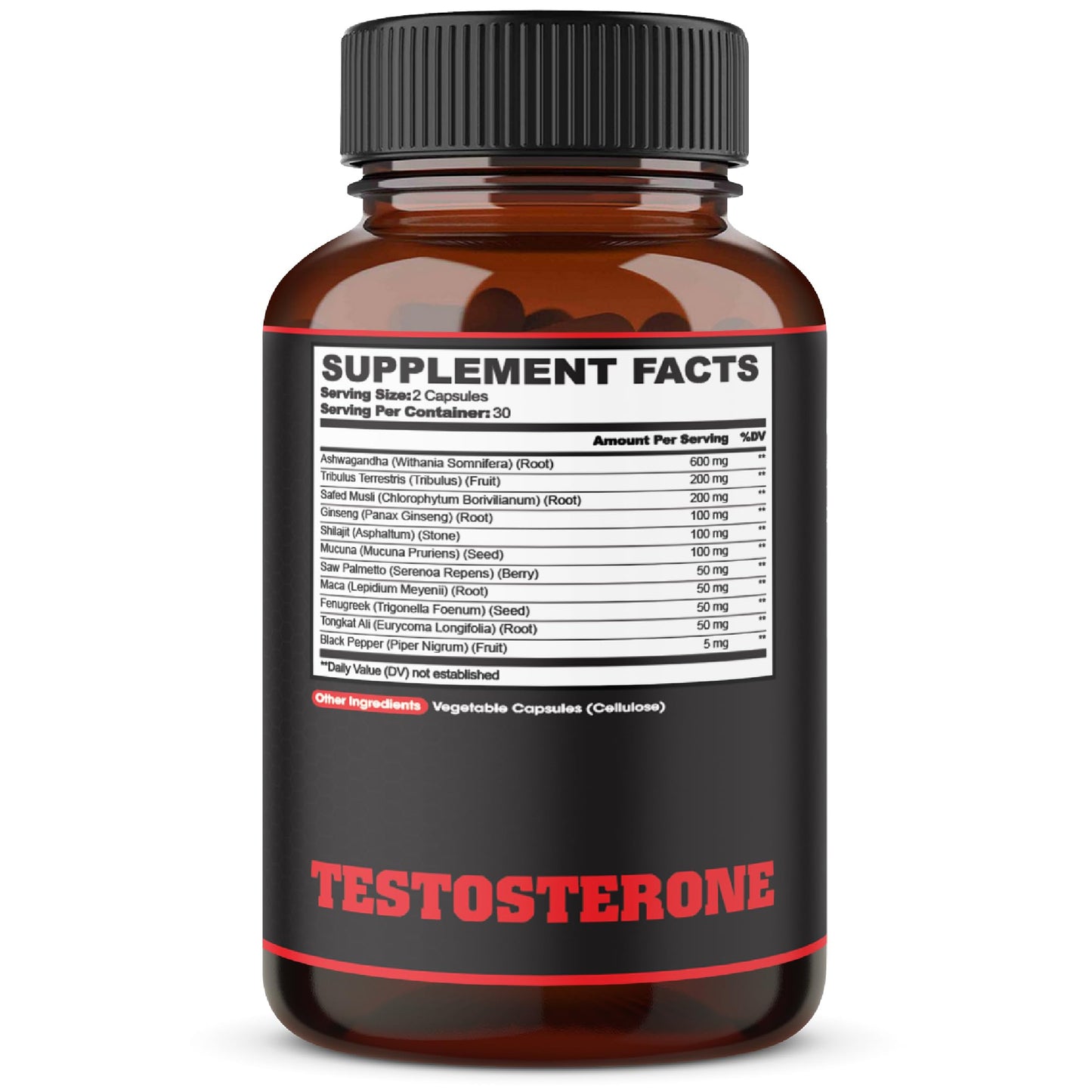 agobi Herbal Test Support for Male Supplement Capsules 120 Count