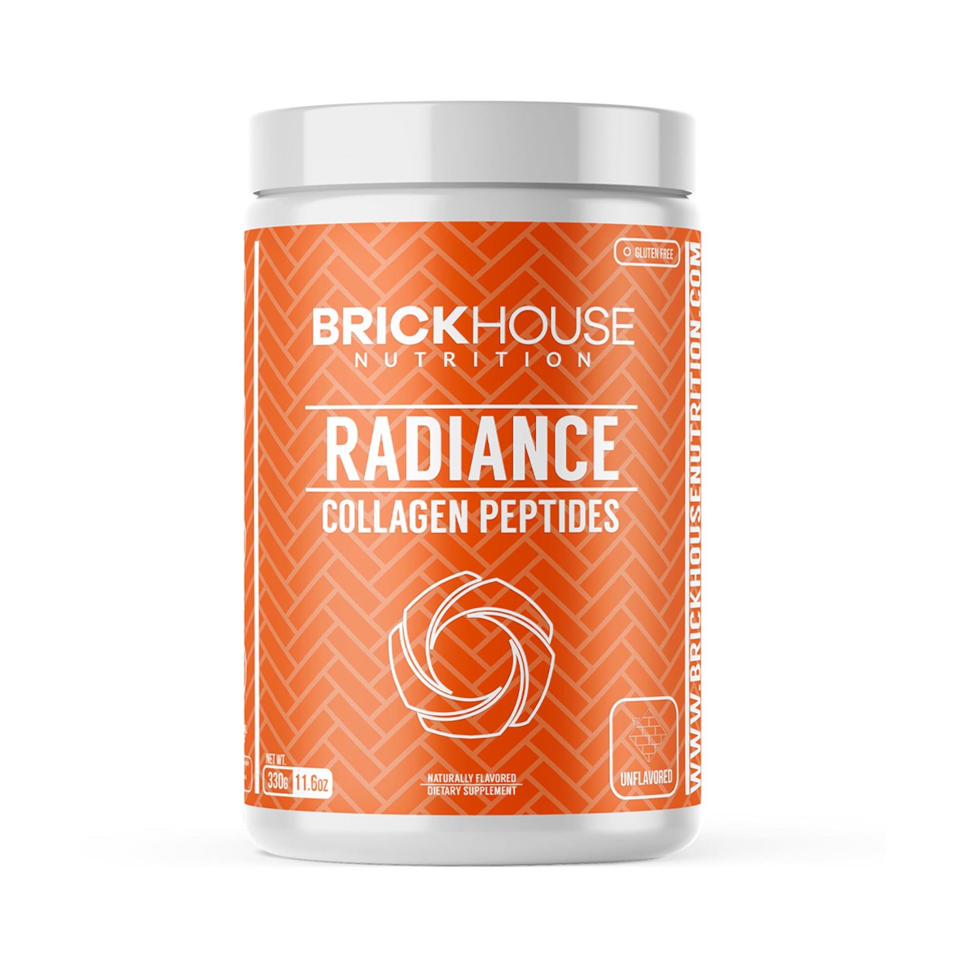 BRICKHOUSE NUTRITION Radiance Collagen Peptides Powder for Skin & Hair Growth - Unflavored, 12