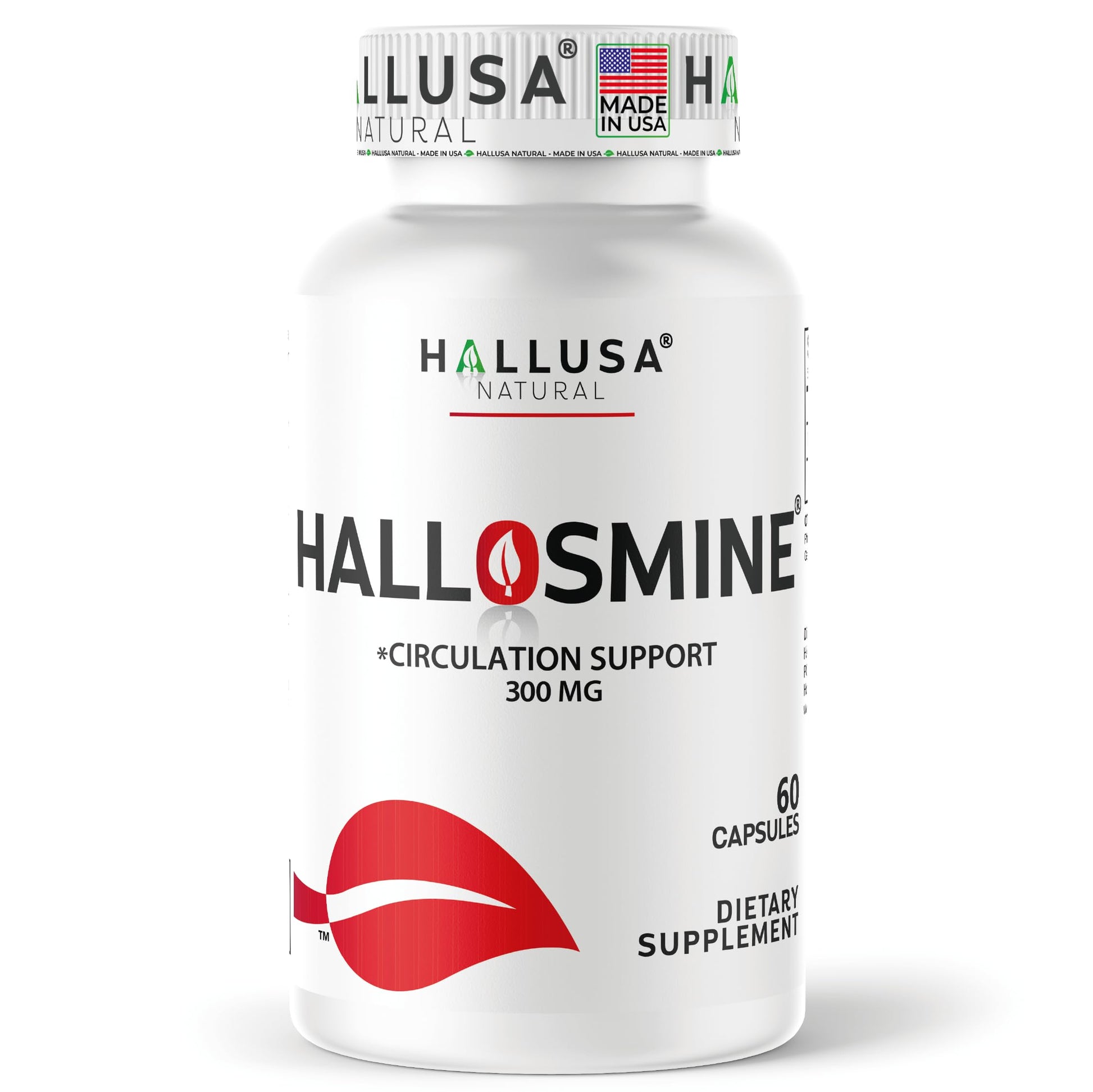 Hallusa Natural Diosmin Circulation Capsule, 60 Count