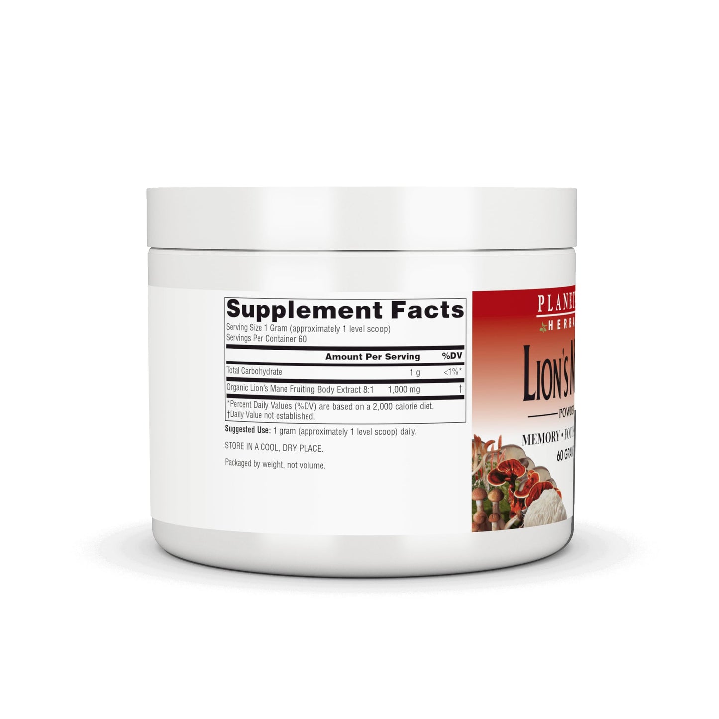 Planetary Herbals Lion Mane Powder 1 oz