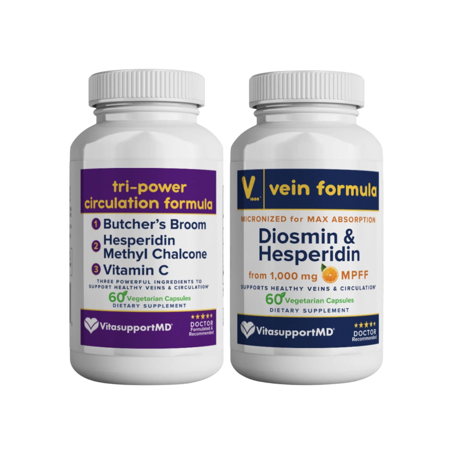 VITASUPPORTMD Leg Veins and Circulation Support Bundle 120 Capsules