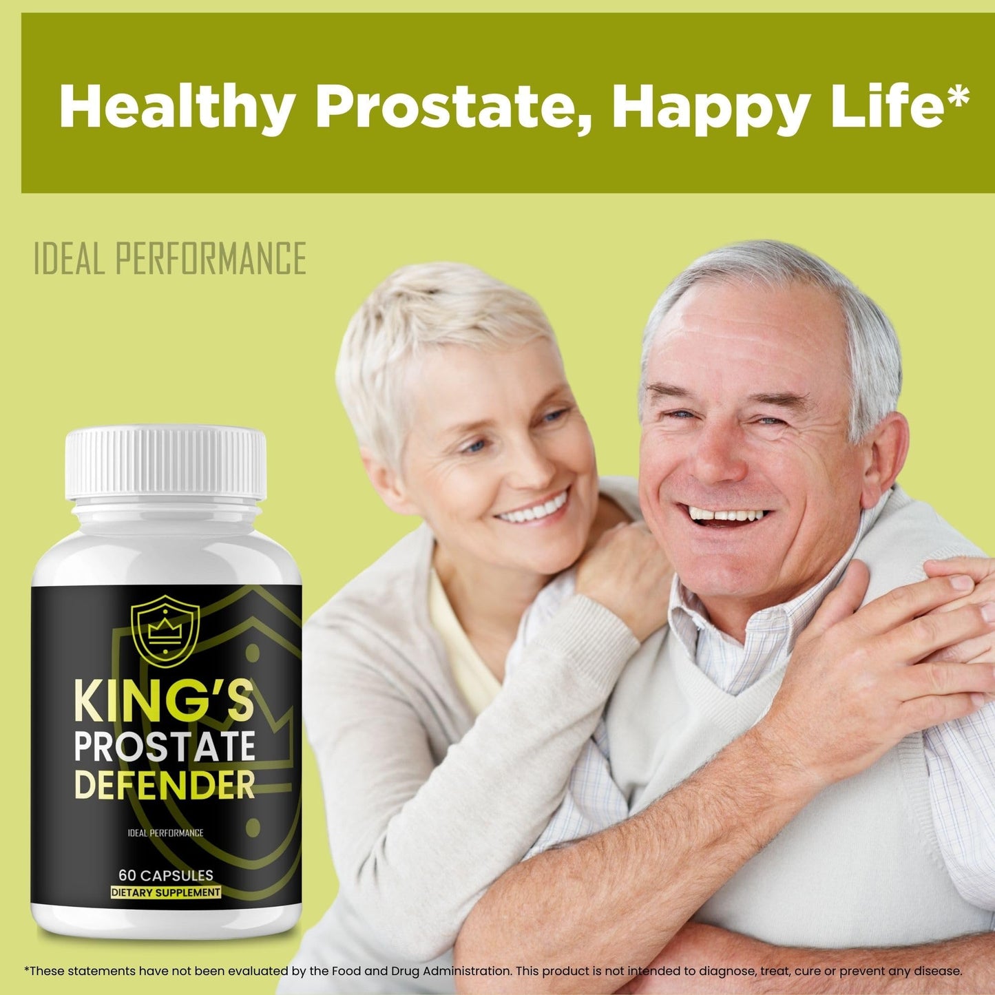 IDEAL PERFORMANCE Kings Prostate Defender Capsules 300 Capsules