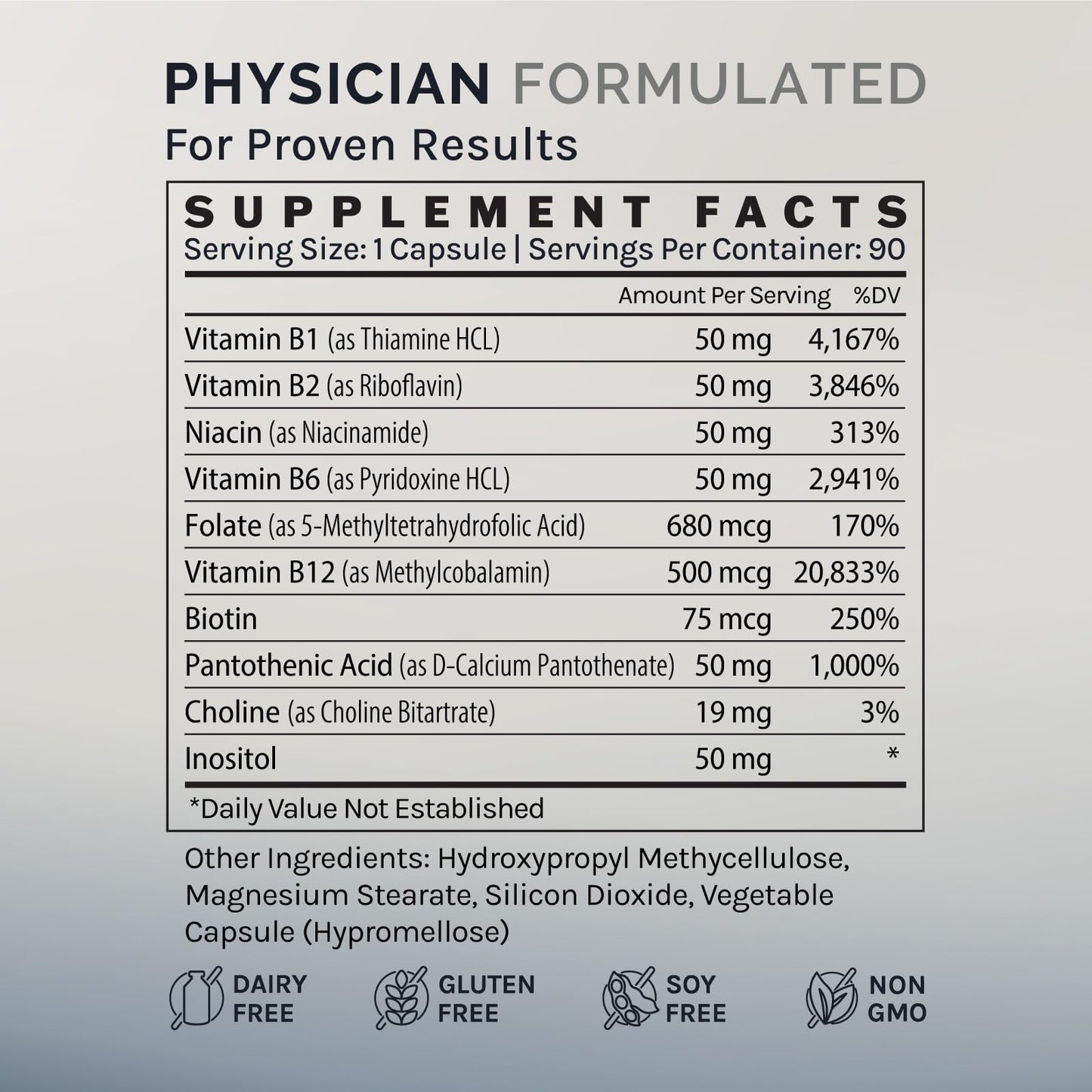 InfiniWell Methylated B Complex Capsules 90 Count