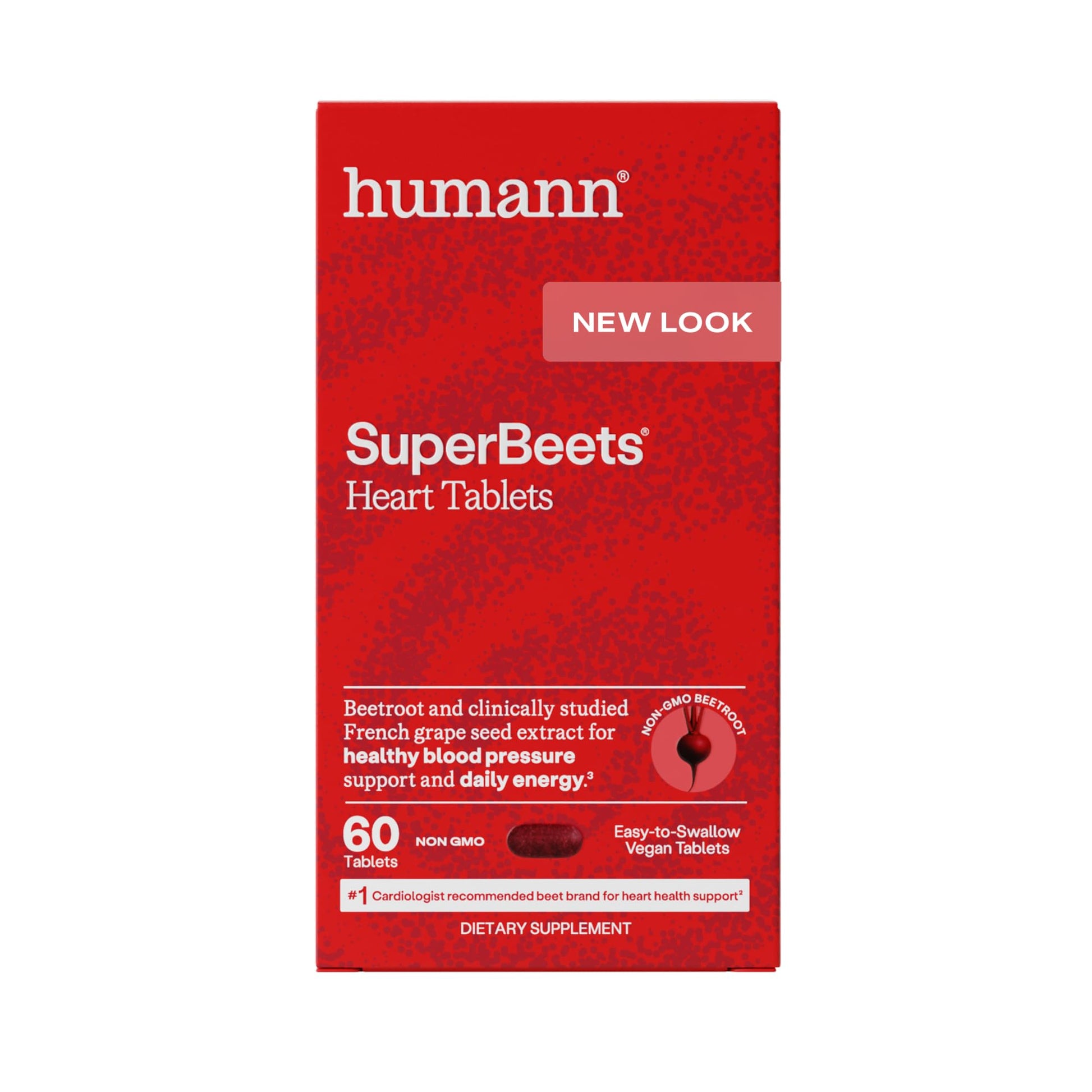 HumanN SuperBeets Heart Tablets, 60 Count
