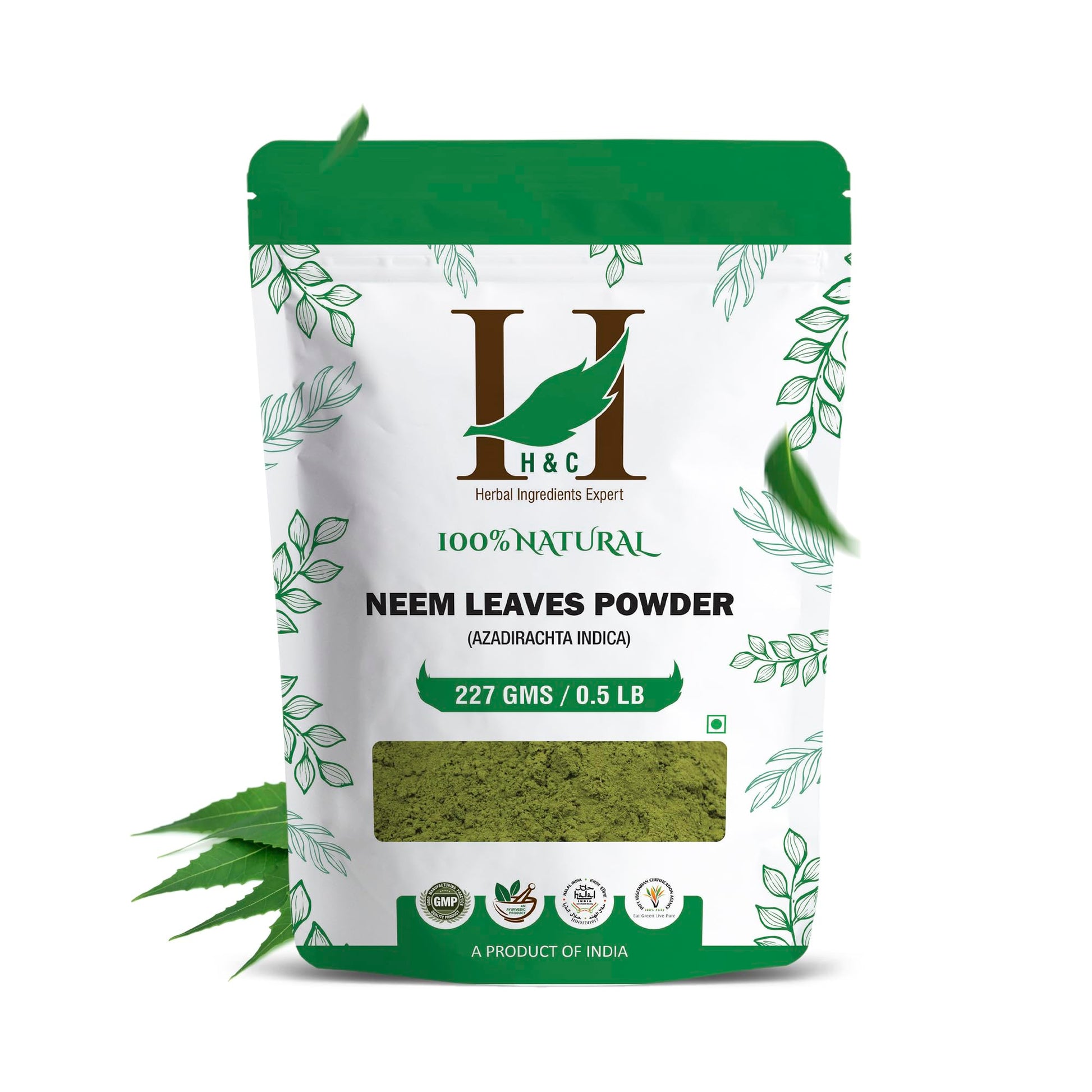H&C Neem Leaves Powder, 8 oz