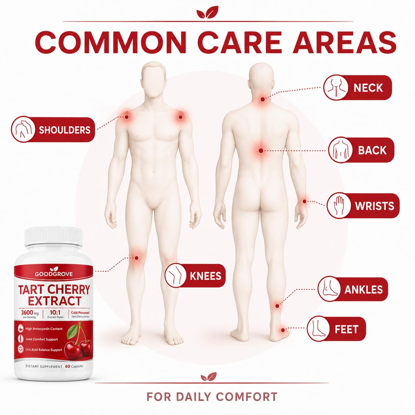 Tanrewsis Tart Cherry Extract Capsules, 1 Count