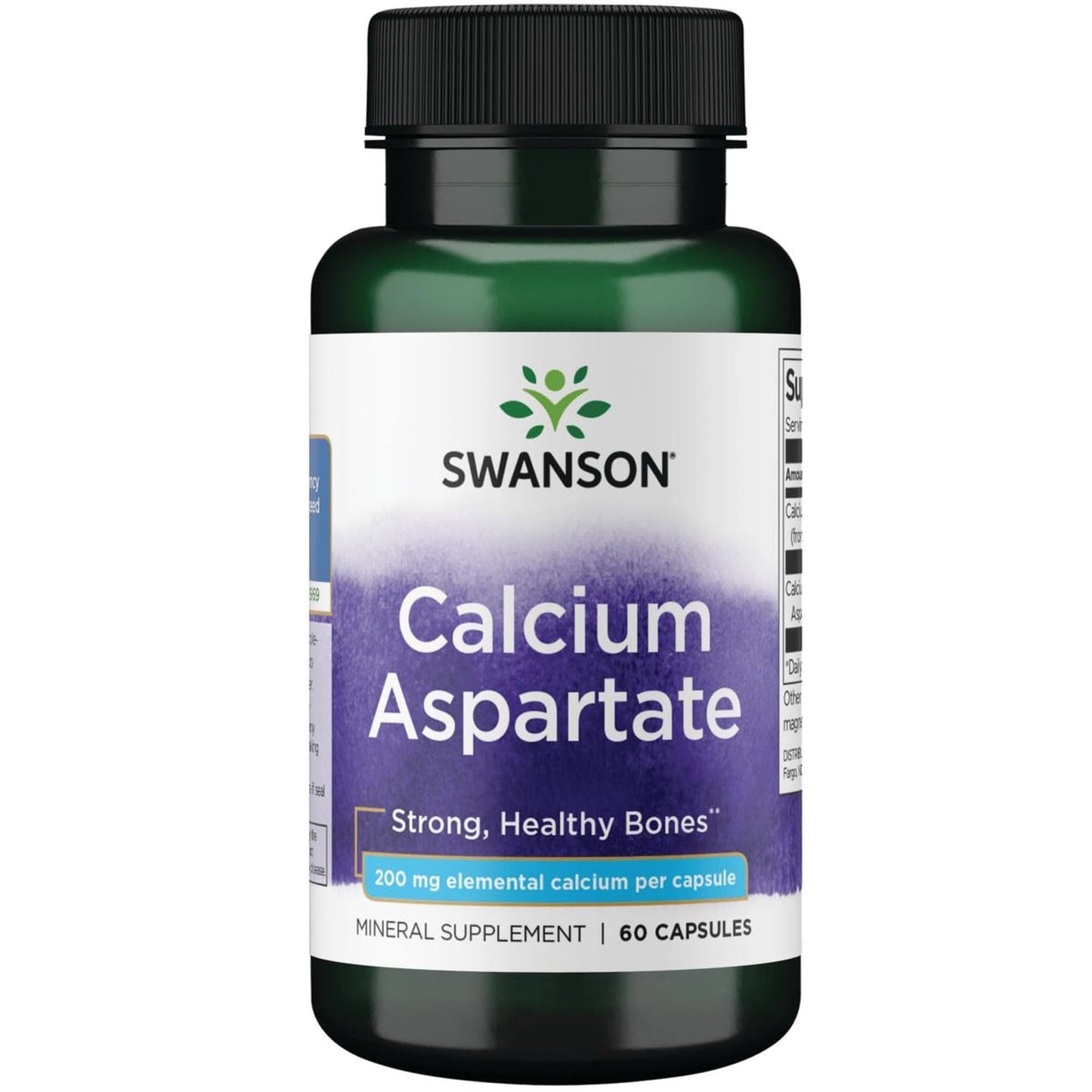 Swanson Calcium Aspartate Capsules 60 Count