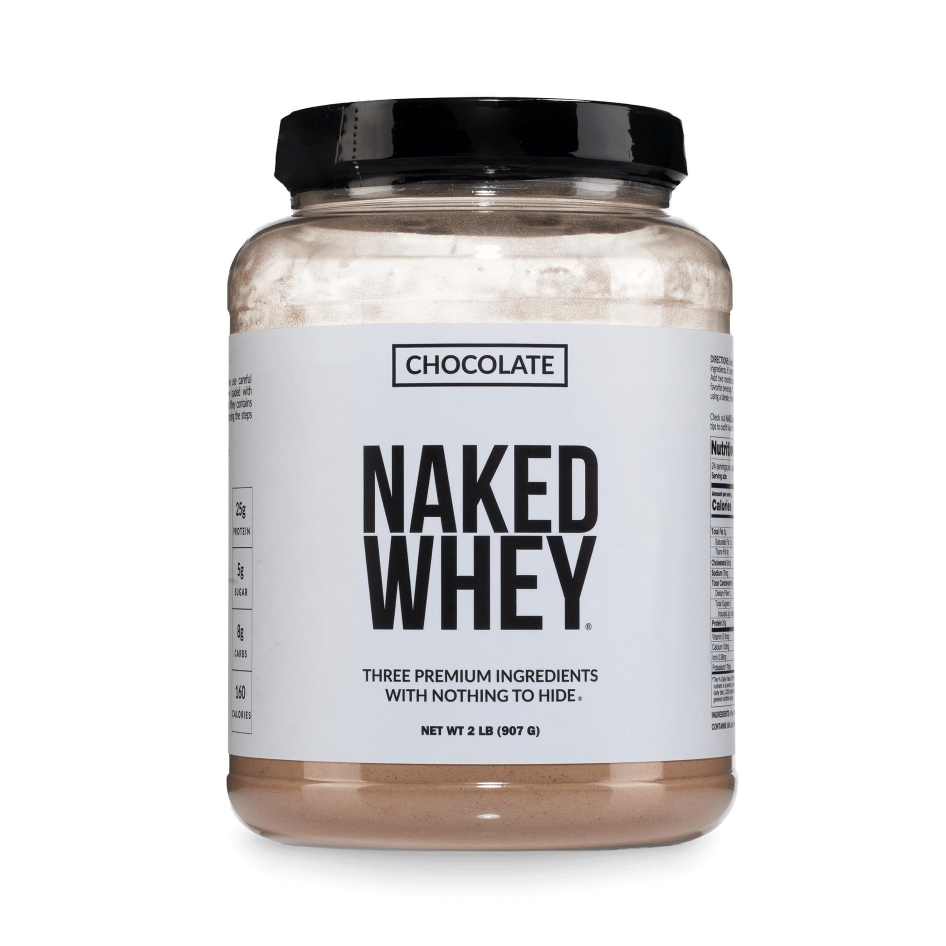 NAKED Whey Protein Powder Chocolate, 32 oz
