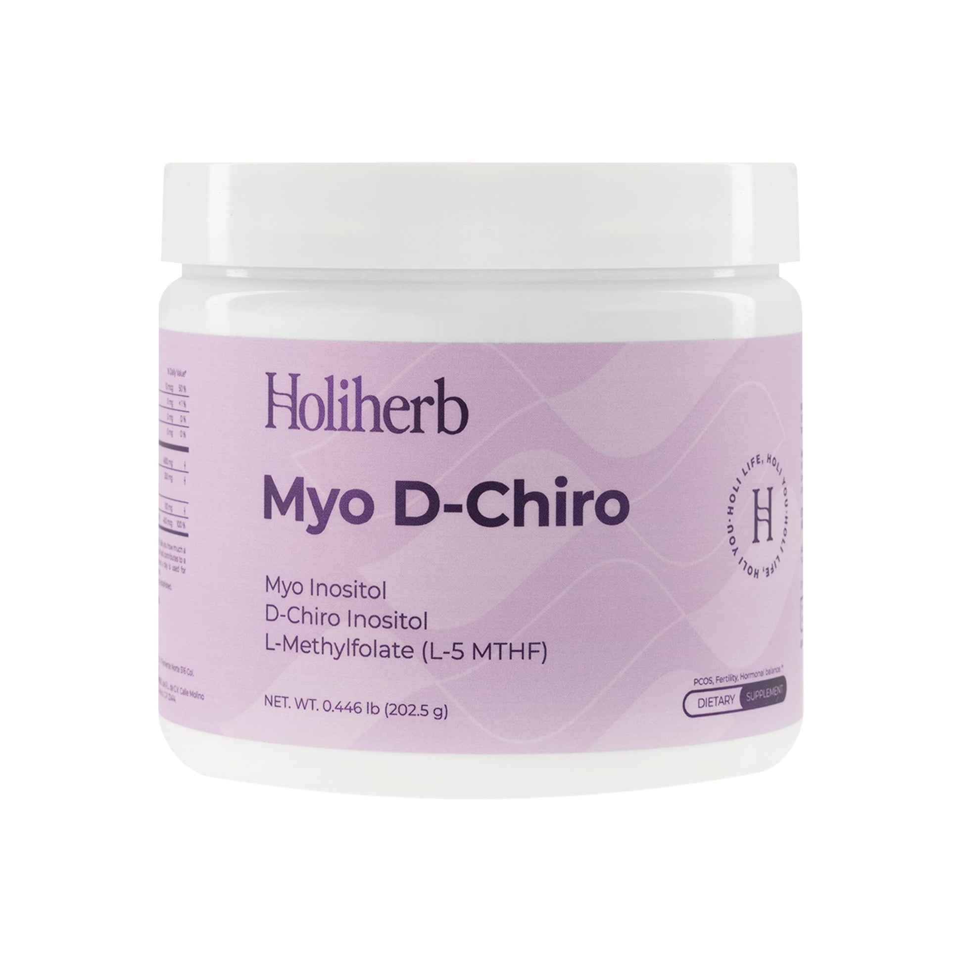 Holiherb Myo D-Chiro Inositol 40:1 Powder for Women, 7.14 oz