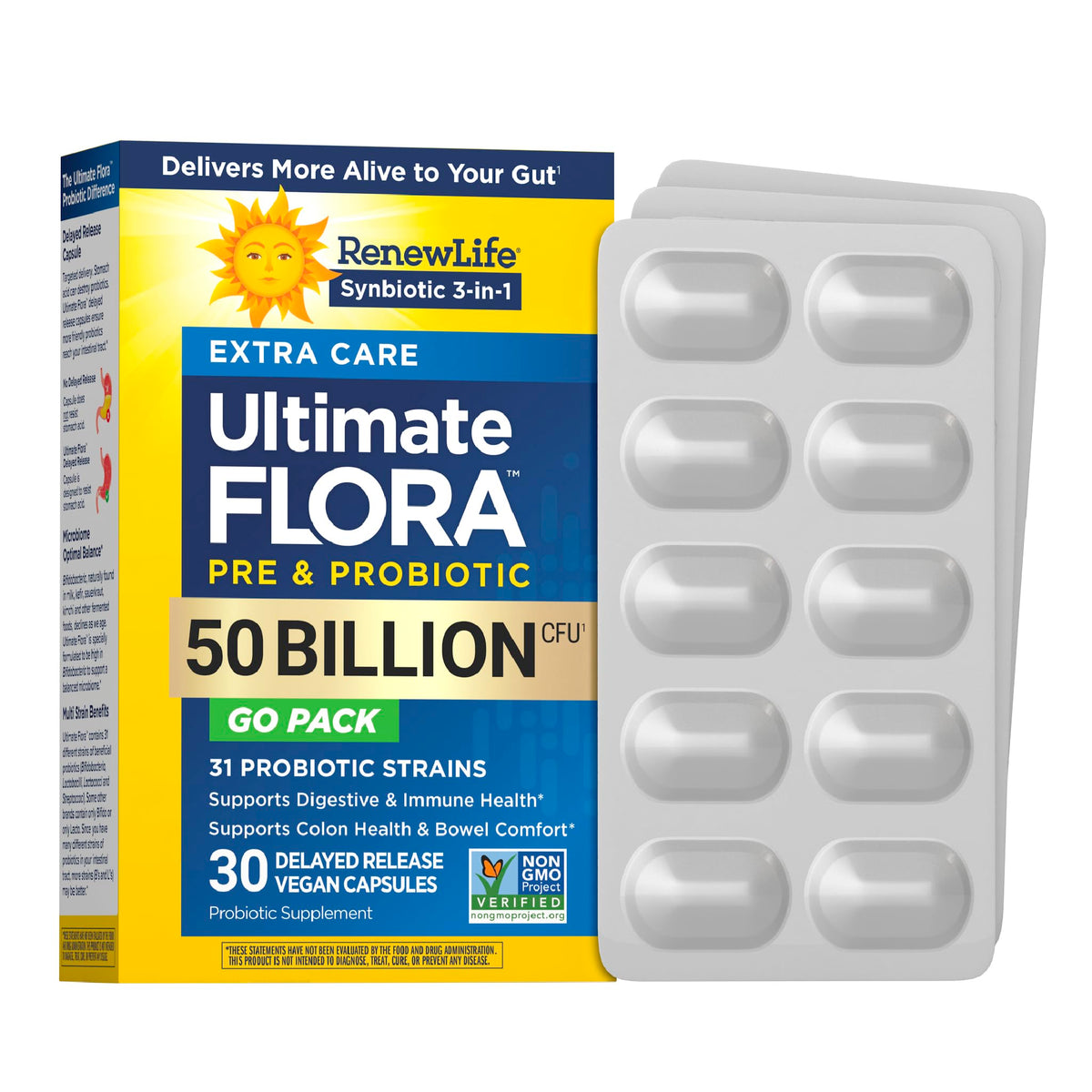 Renew Life Ultimate Flora Extra Care Probiotic with Prebiotic