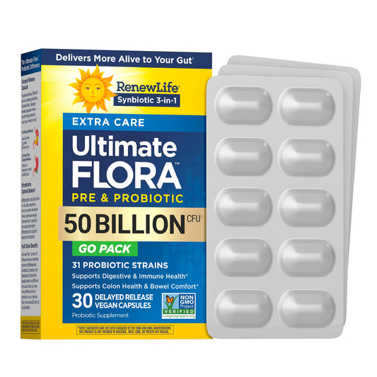 Renew Life Ultimate Flora Extra Care Probiotic with Prebiotic