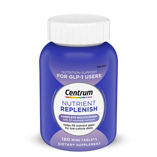 Centrum Nutrient Replenish GLP-1 Nutrition Support Multivitamin Tablets 180