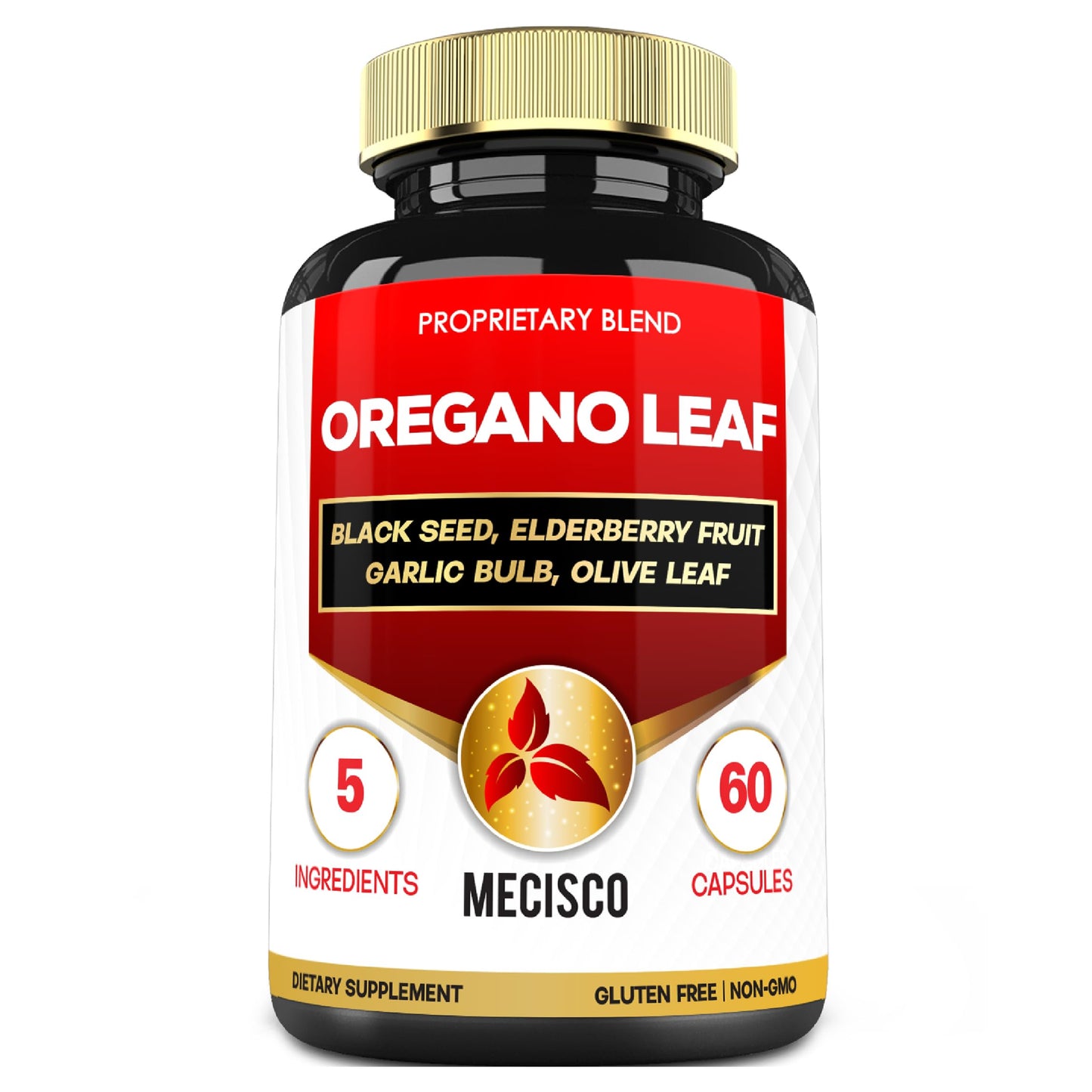 Mecisco 5in1 Oregano Capsules, Capsule, 60 Count