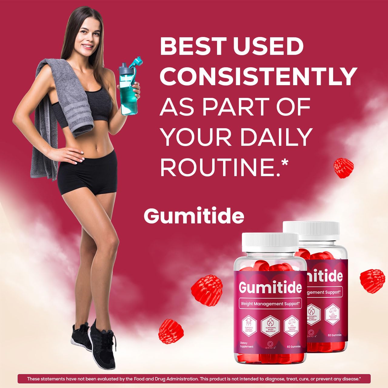 OVICIA Gumitide Gummies 120 Gummies