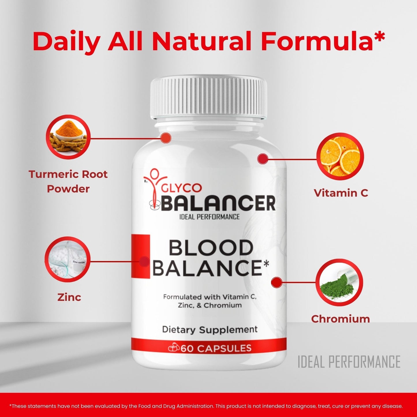 IDEAL PERFORMANCE Glyco Balancer Capsules 120 Capsules