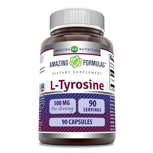 Amazing Nutrition L-Tyrosine 500 mg Capsule, 1 Count
