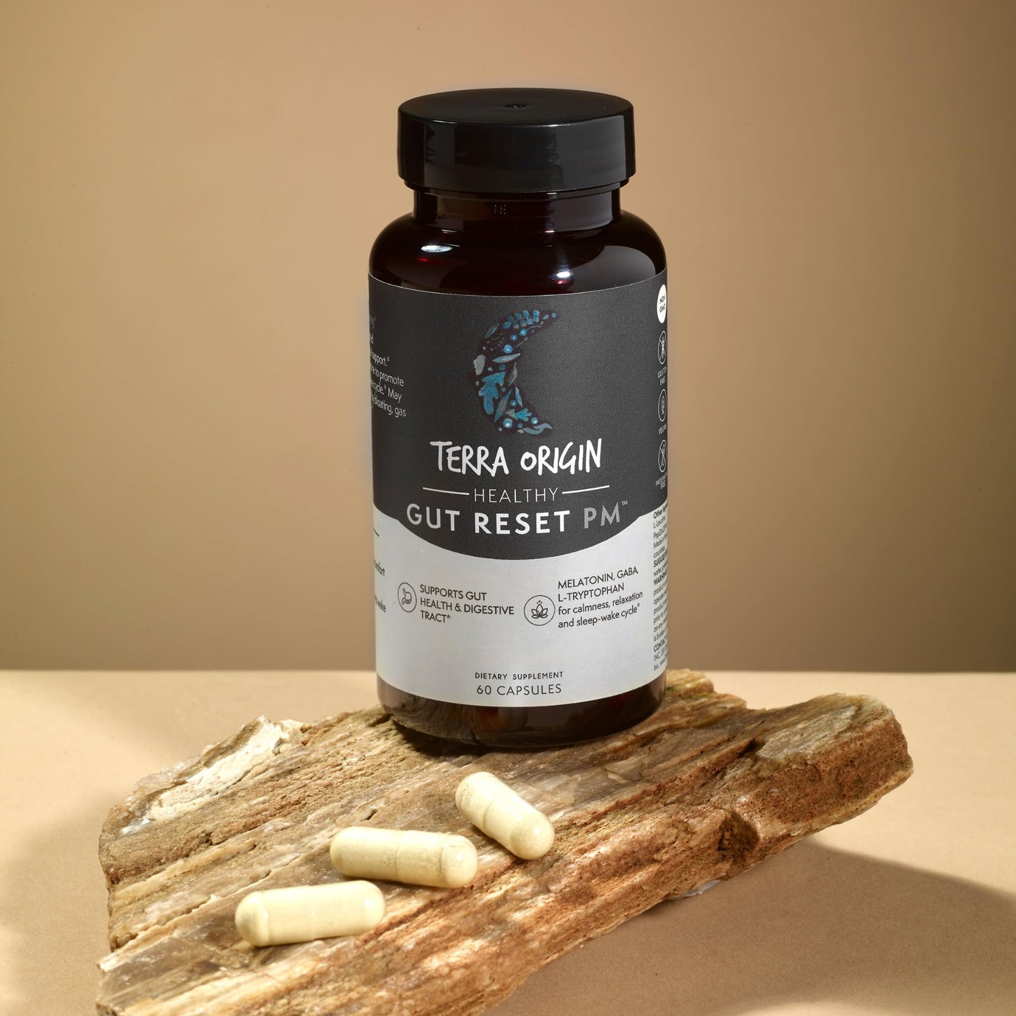 Terra Origin Healthy Gut Reset PM Capsules 60
