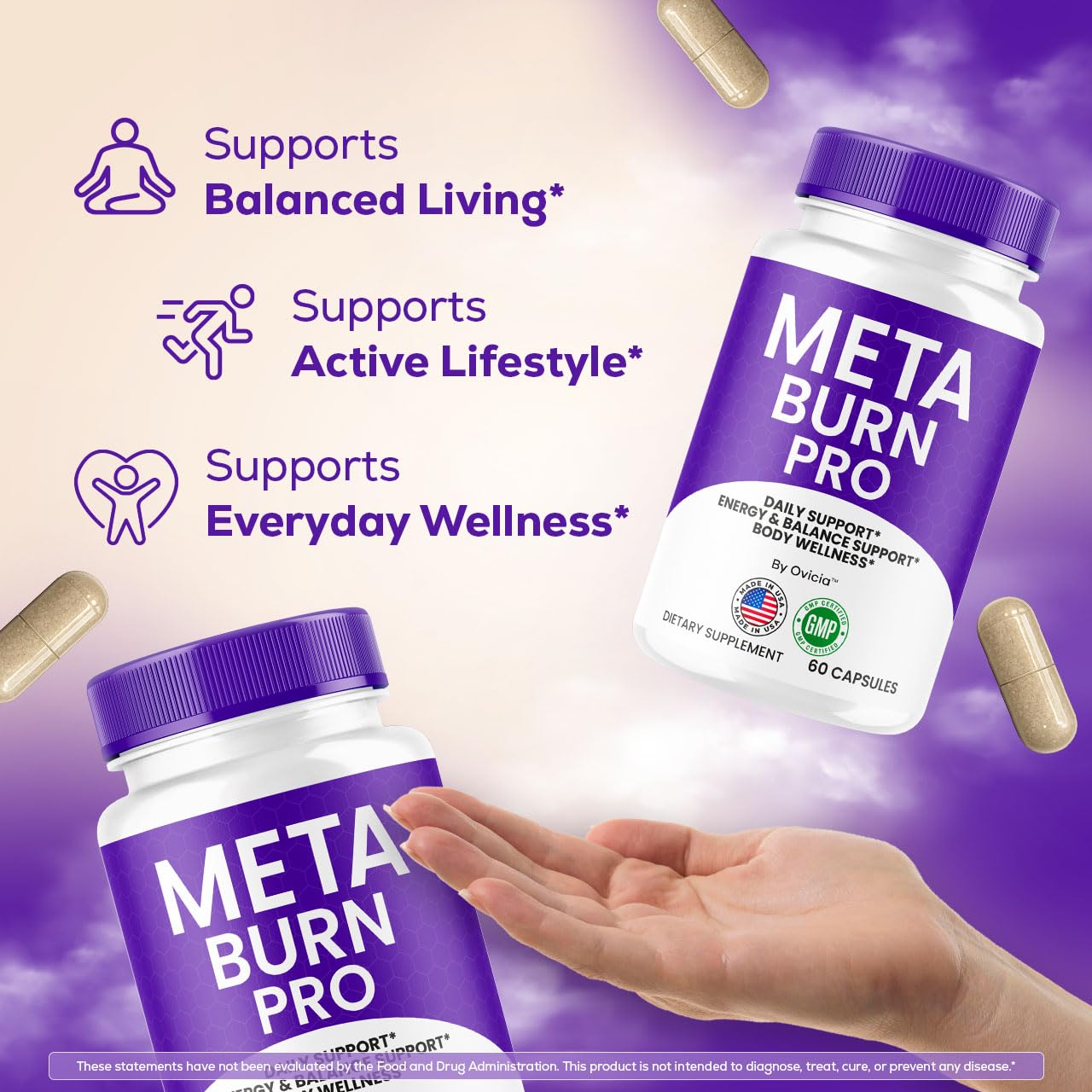OVICIA Meta Burn Pro Capsules 120 Capsules