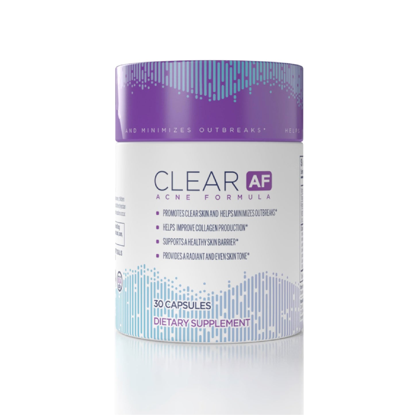 Clear AF Clear Skin Supplement Capsules 30 Count