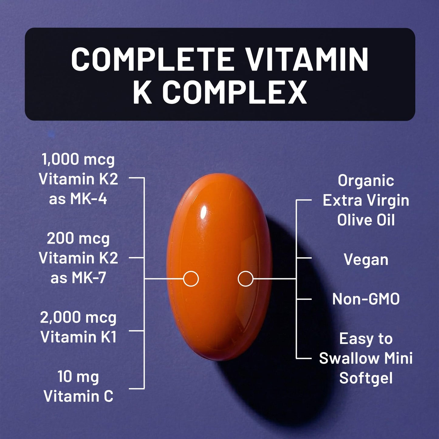 NatureWise Super K Complex Softgels 90 Count
