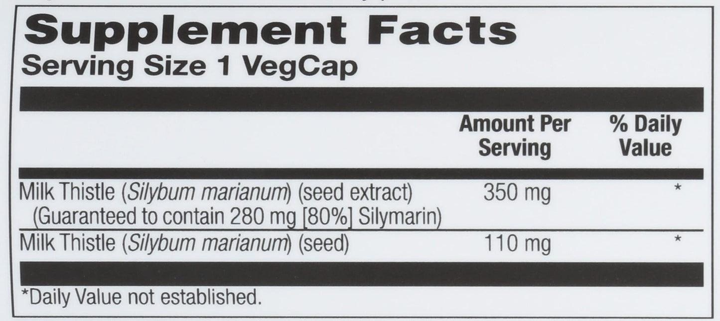 Solaray Milk Thistle VegCaps 60