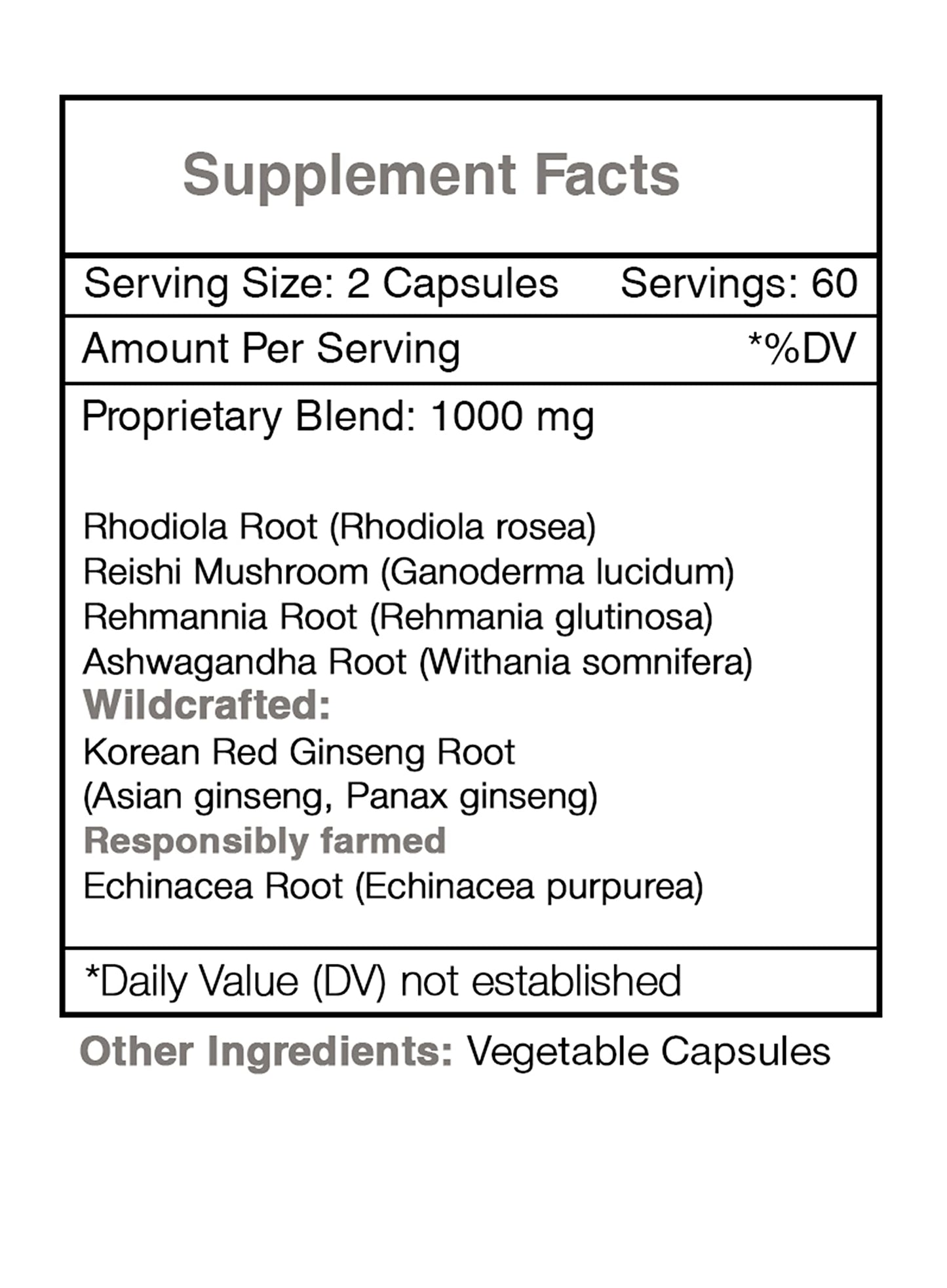 Secrets of the Tribe Chronic Fatigue Secret Capsules 120 Count