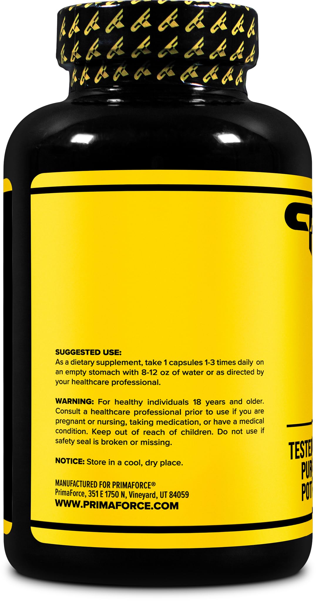 Primaforce L-Glutamine 800mg Capsules, 150 Count