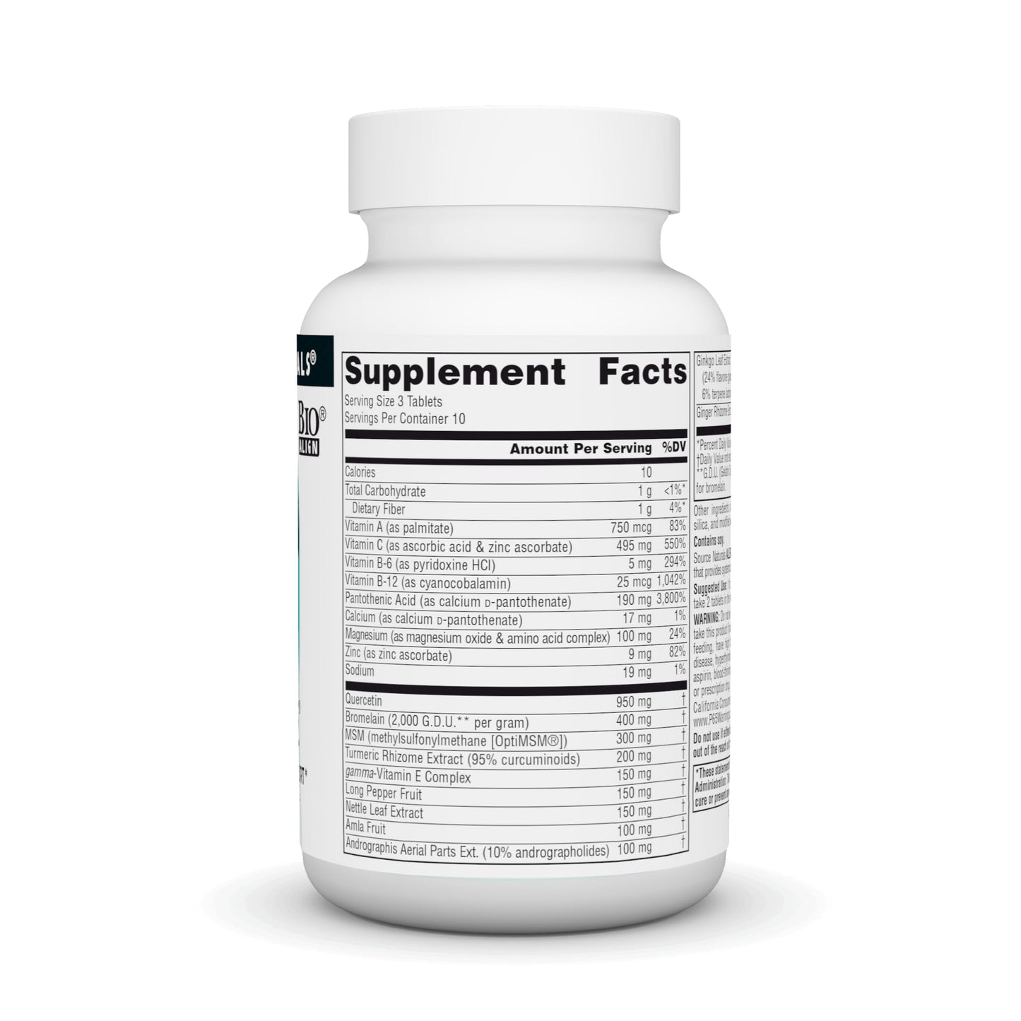 Source Naturals Aller-Response, Seasonal Immune Support Tablet, 30 Tablets