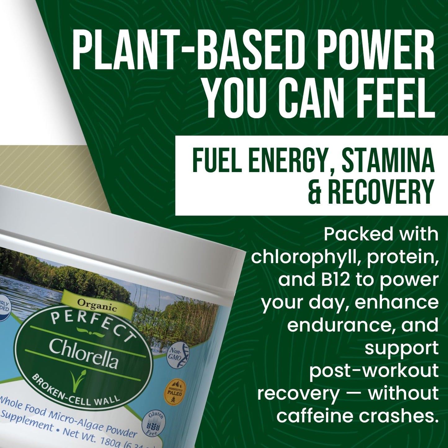 Perfect Supplements Chlorella Powder, 1 Ounce