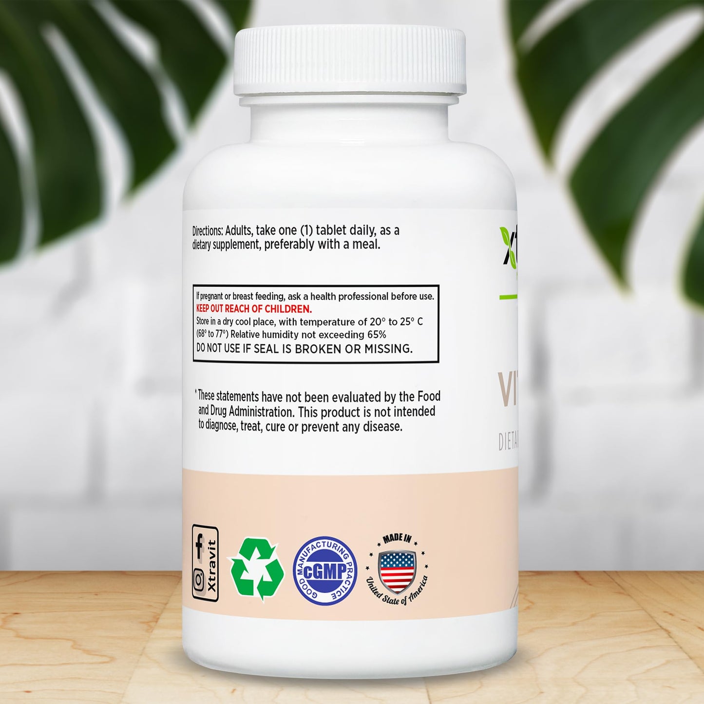 Xtravit Vitamin D3 5000IU Capsules, 30 Count