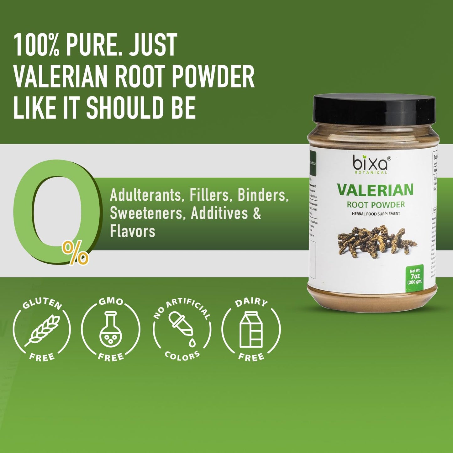bixa BOTANICAL Valerian Root Powder 7 oz