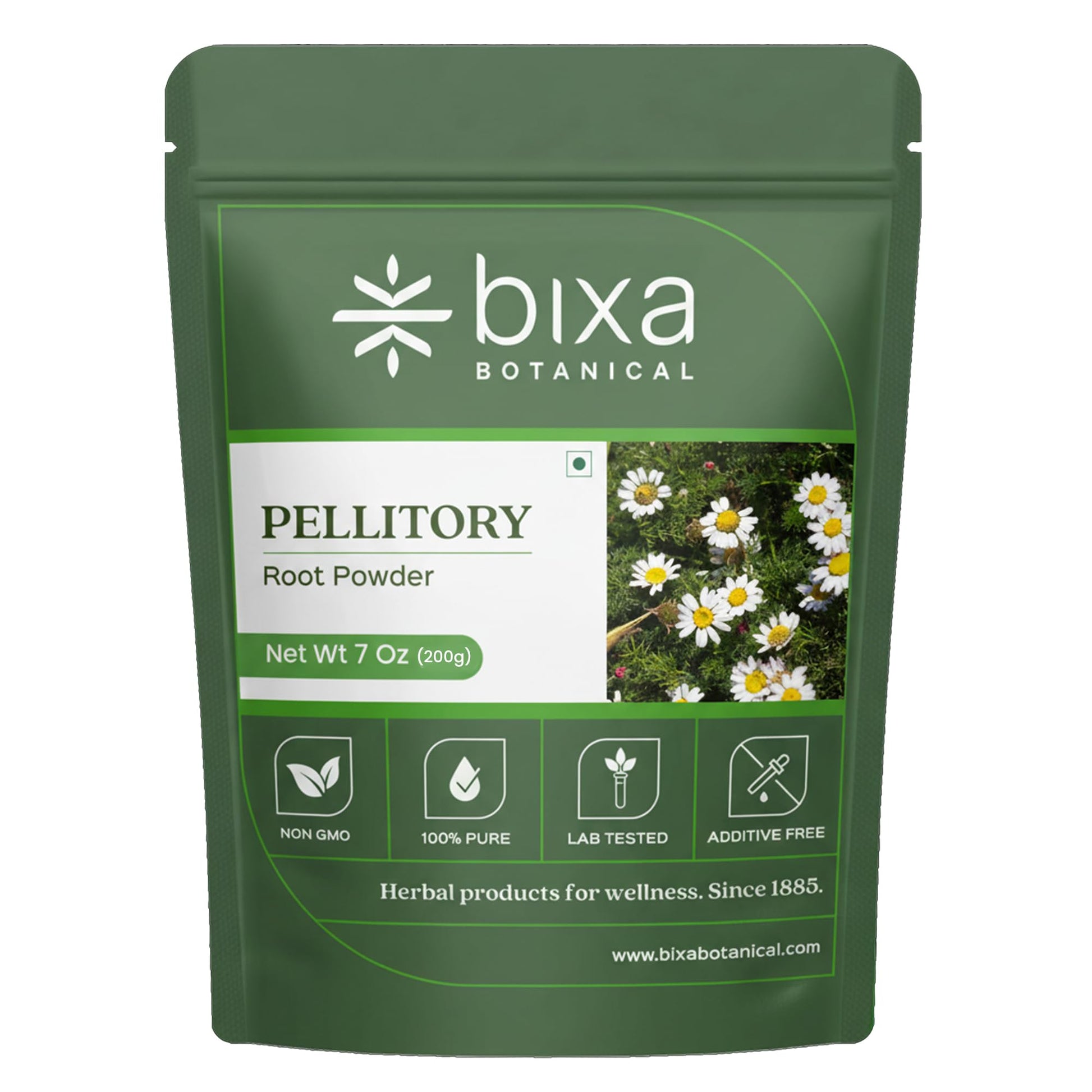 bixa BOTANICAL Pellitory Root Powder (Anacyclus pyrethrum/Akarkara), 7.05 oz