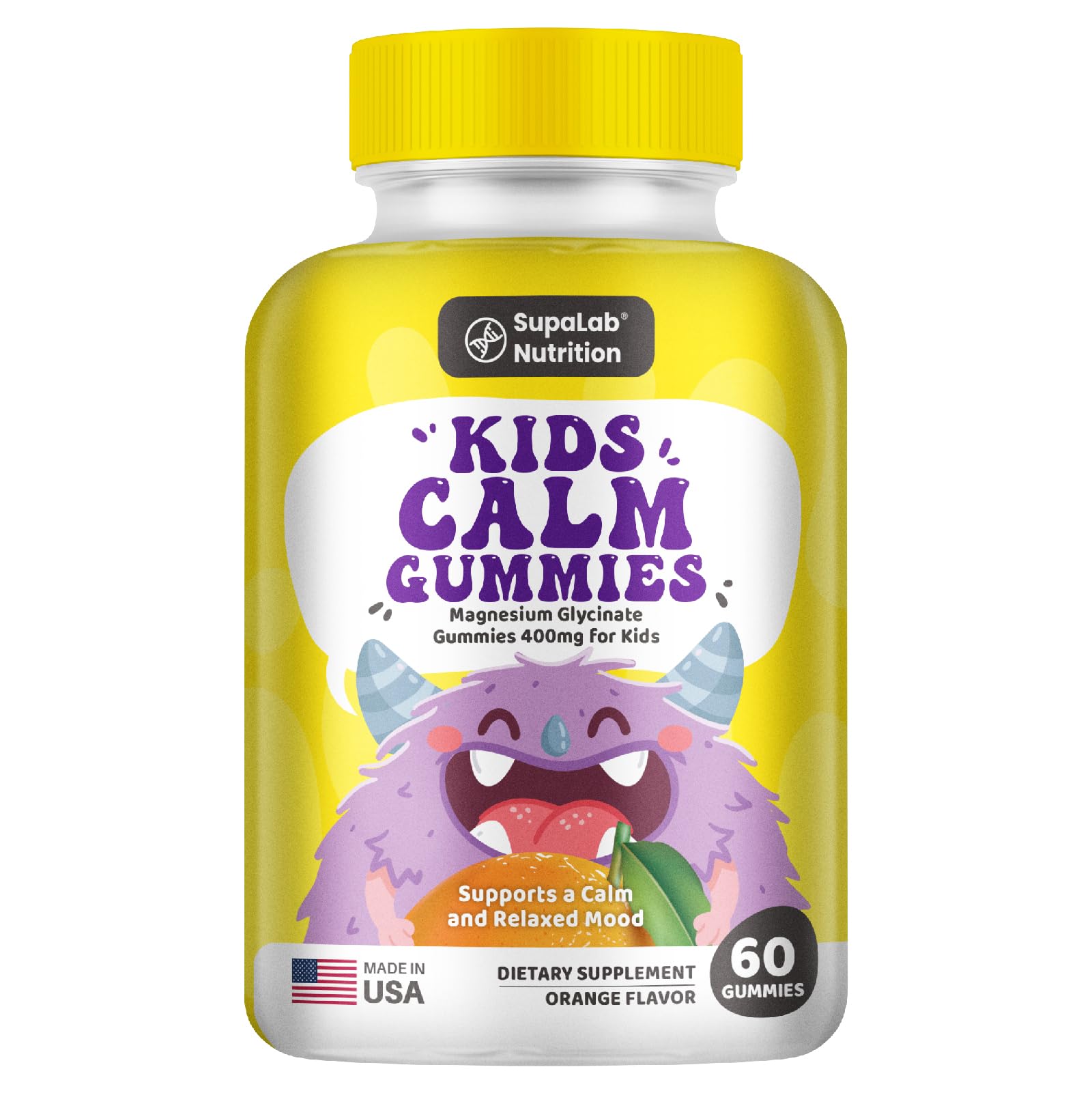 MEGNETA Kids Calm Magnesium Gummies 60 Count