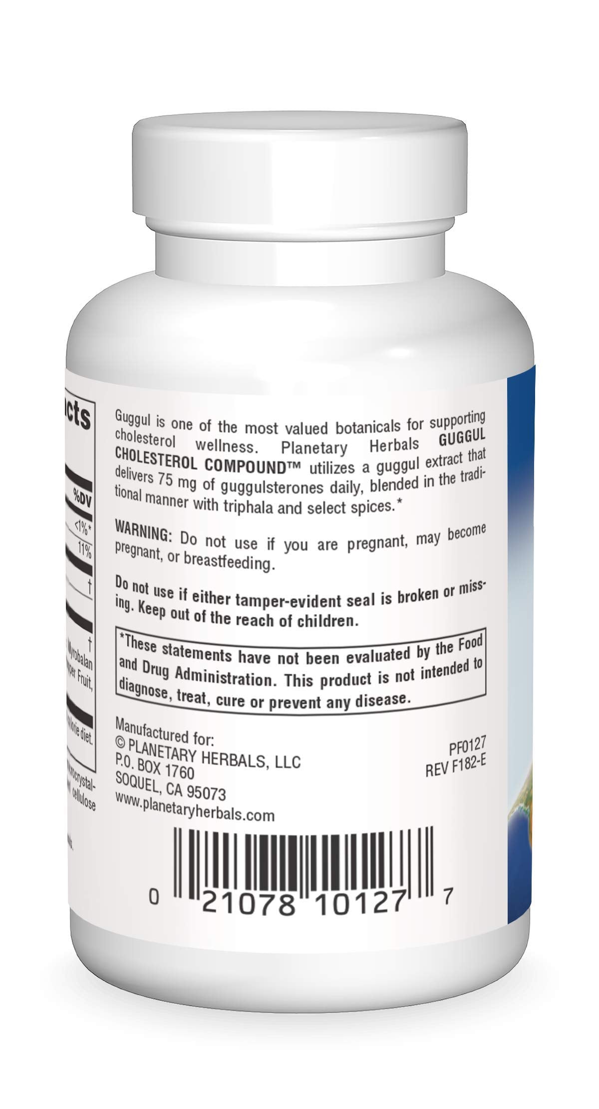 Planetary Herbals Guggul Cholesterol Compound Tablets, 42 Count