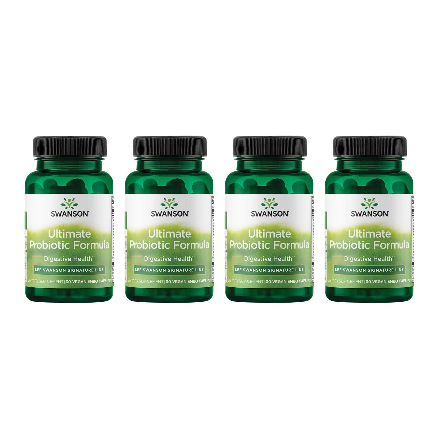 Swanson Ultimate Probiotic Formula Digestive Health Immune System Support 66 Billion CFU Prebiotic NutraFlora scFOS DRcaps Veggie Capsules, 120 Capsules