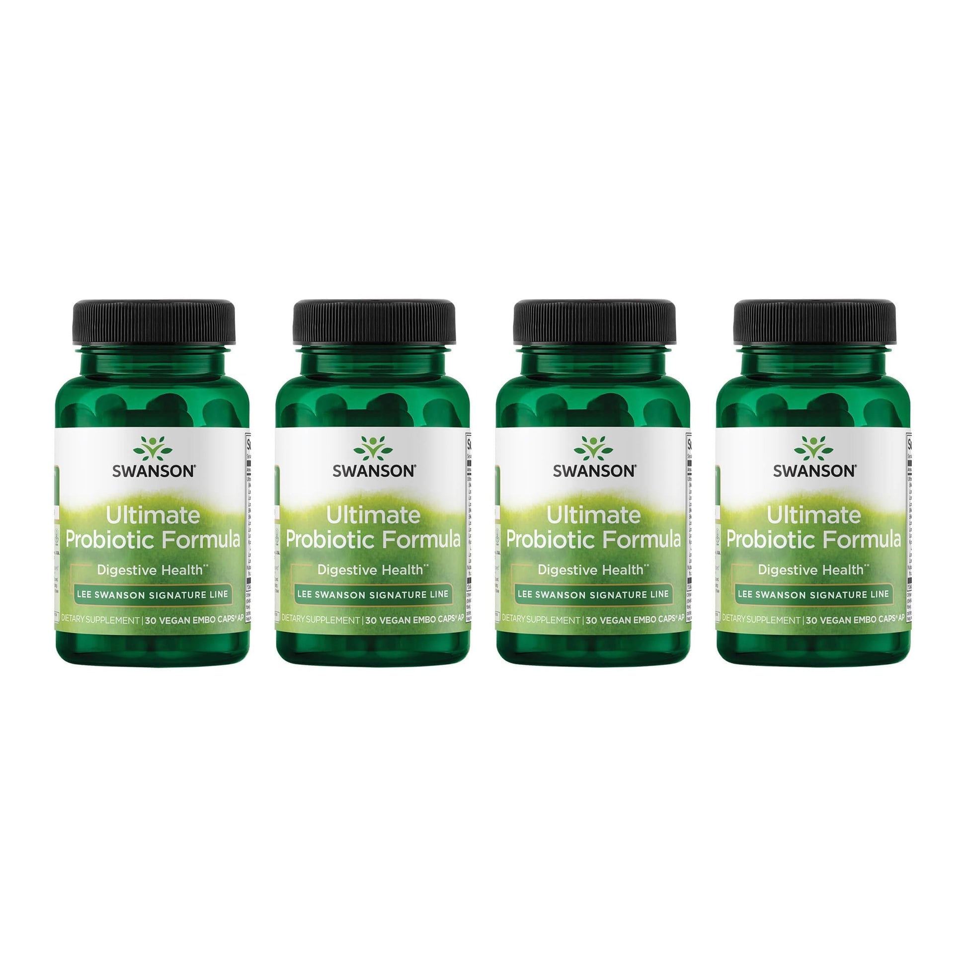 Swanson Ultimate Probiotic Formula Digestive Health Immune System Support 66 Billion CFU Prebiotic NutraFlora scFOS DRcaps Veggie Capsules, 120 Capsules