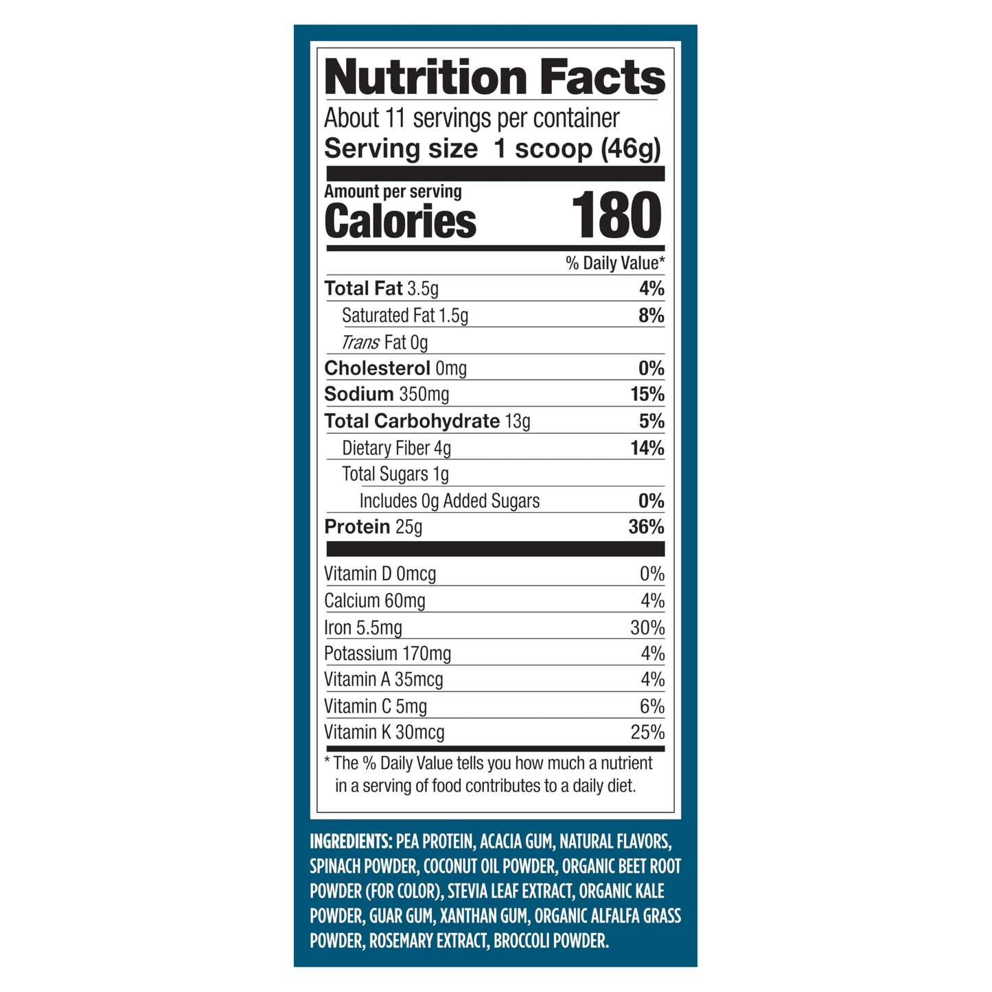 Vega Protein and Greens Protein Powder Mixed Berry 18 Servings
