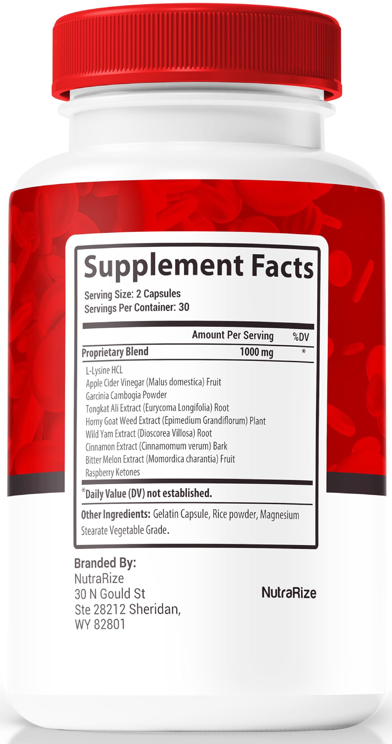 NutraRize Genesis Blood Clean Capsules 180 Count