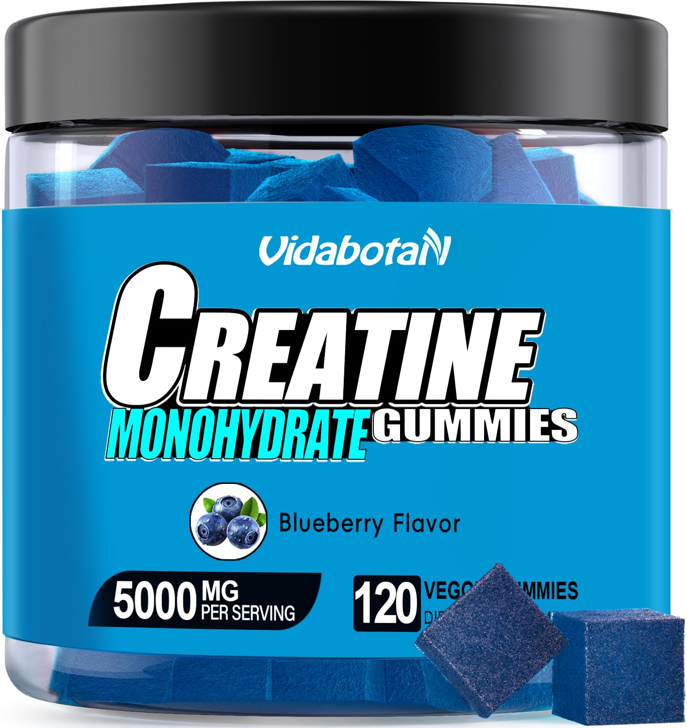 WLRAPSKY Creatine Monohydrate Gummies, 120 Count