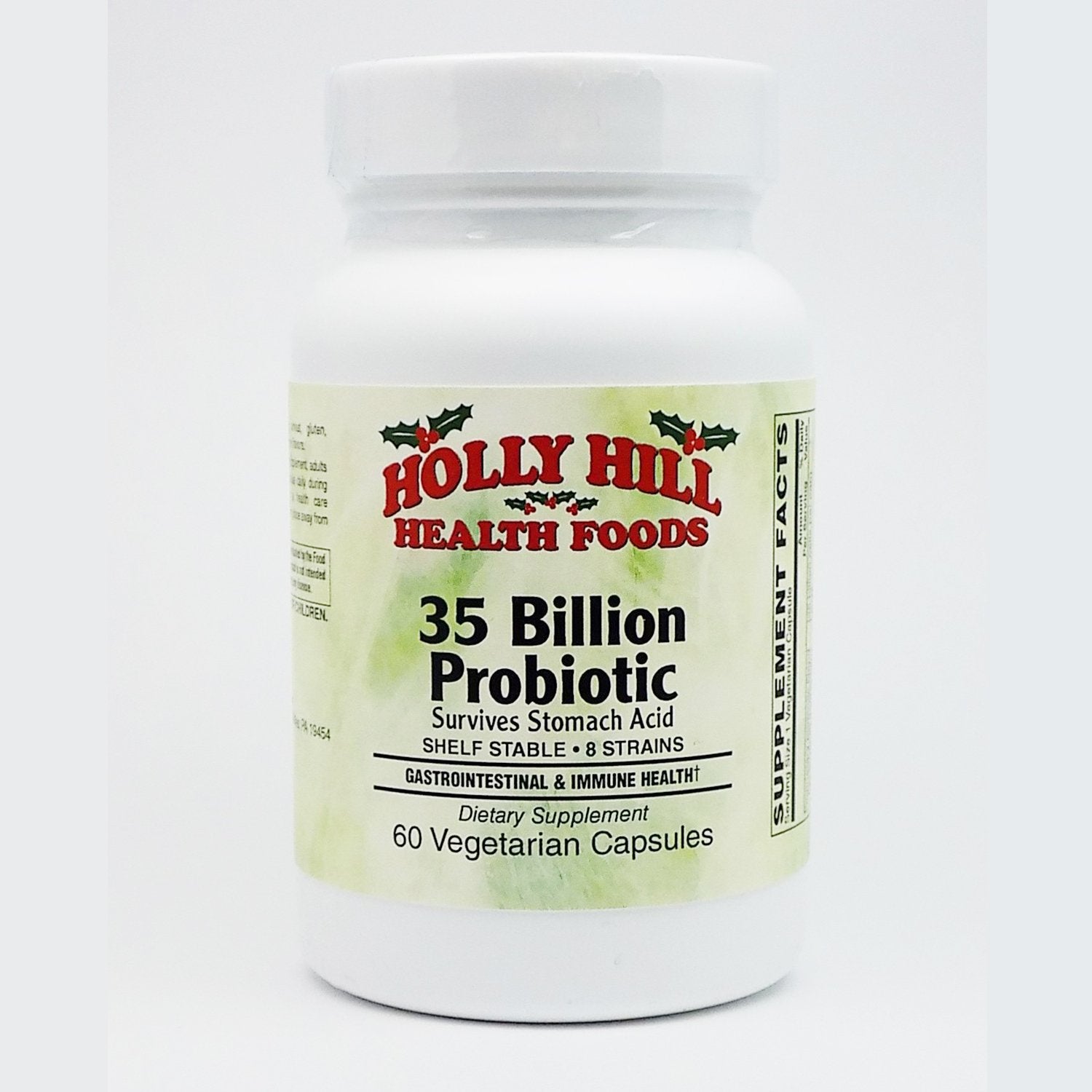 Holly Hill Health Foods 35 Billion Probiotic Capsules, 60 Count
