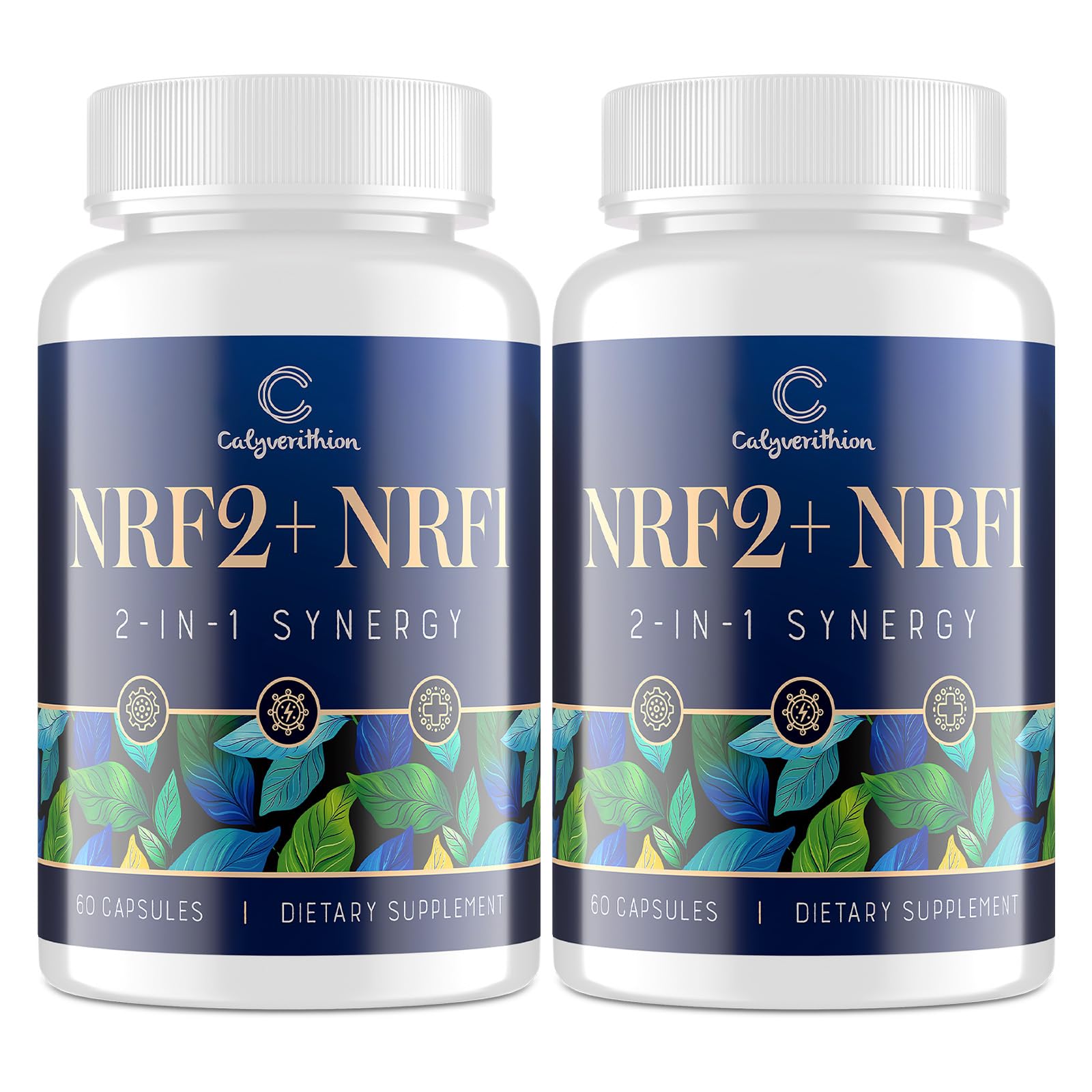 Calyverithion NRF1 & NRF2 Supplement 1500mg Capsule, 120 Capsules