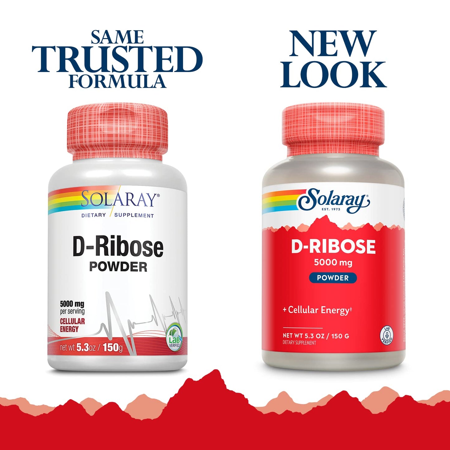 SOLARAY D-Ribose Powder 5000 mg, 5.29 oz