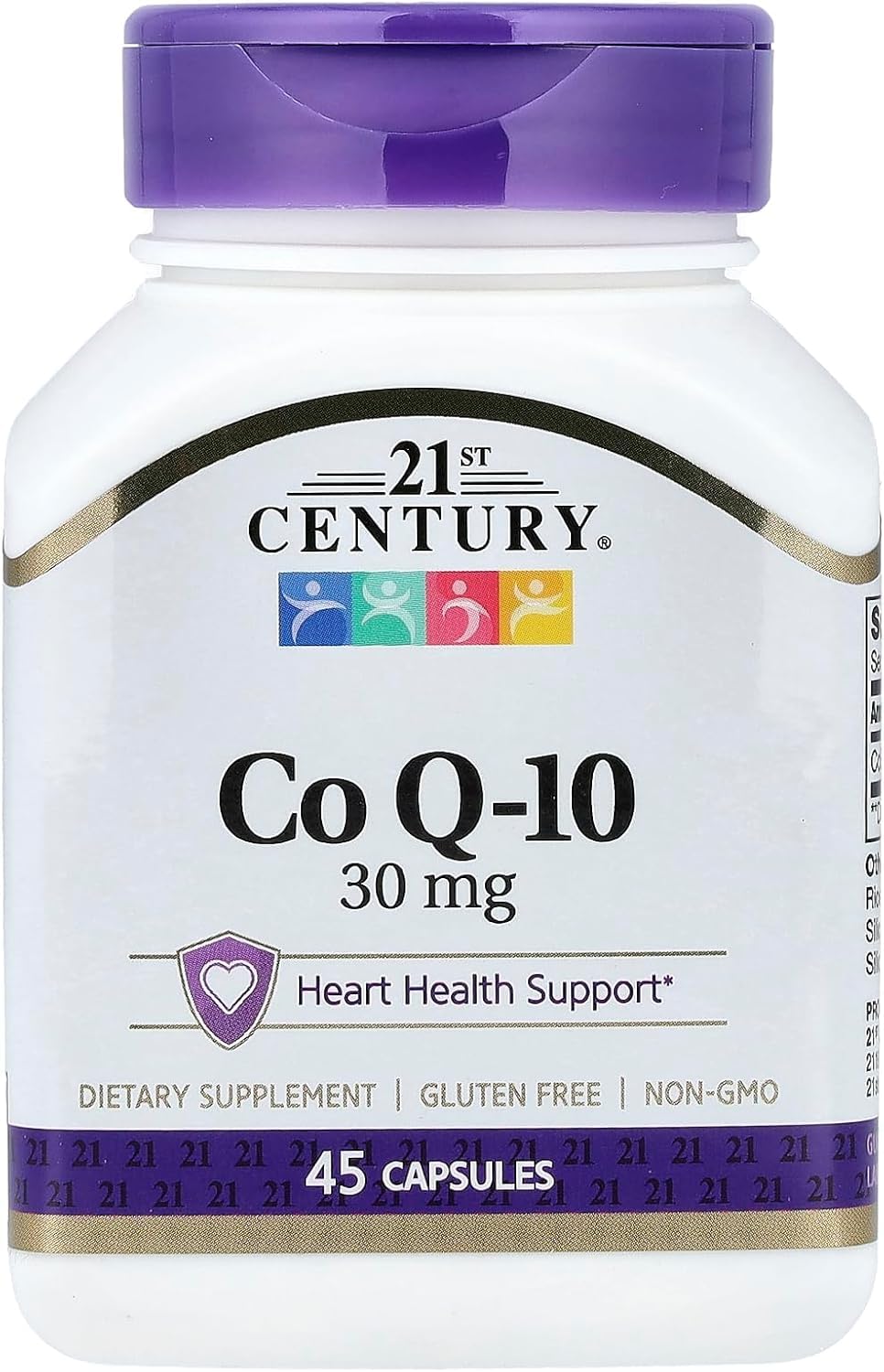21st Century Co Q10 30 mg Capsules, 45 Count