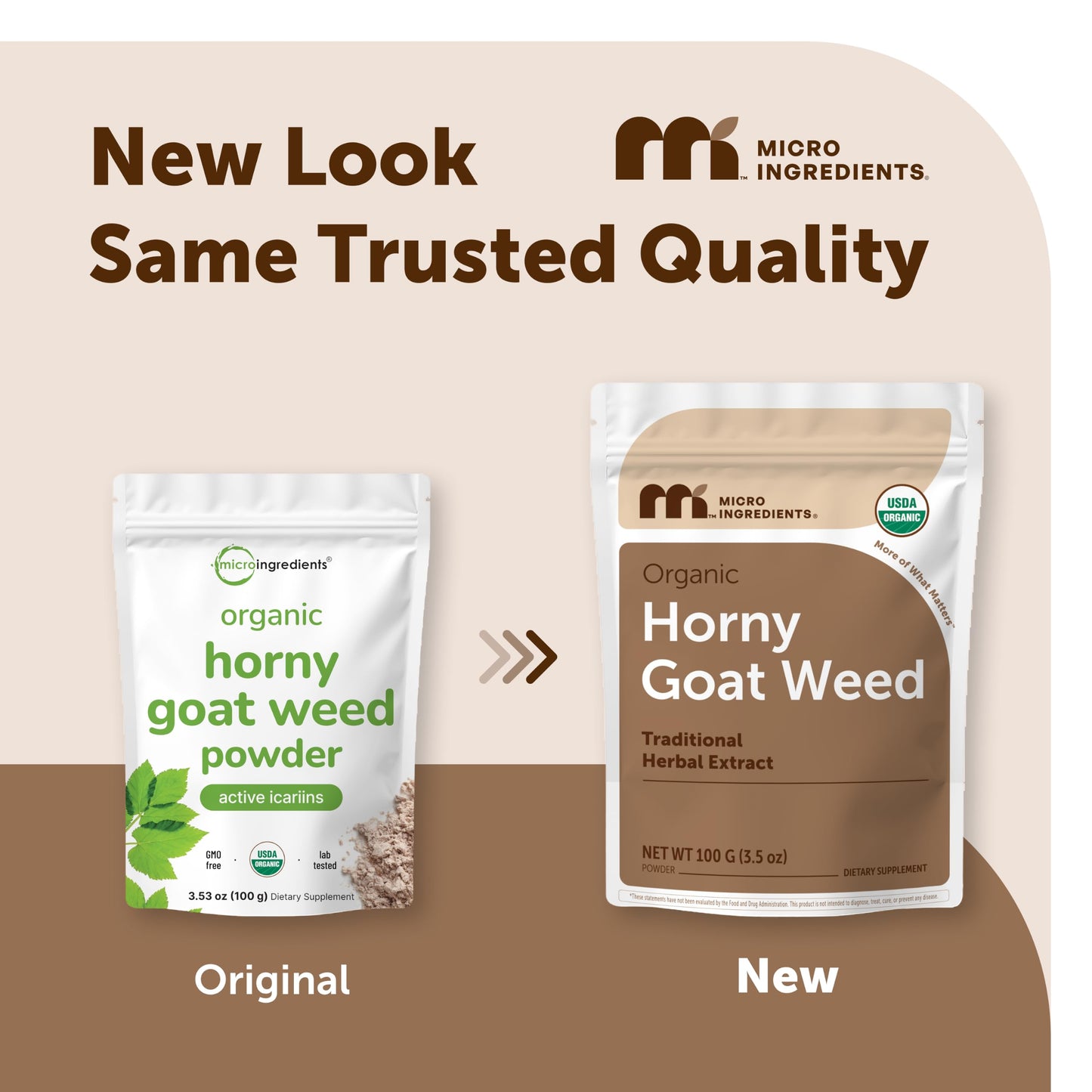 Micro Ingredients Organic Horny Goat Weed Powder, 3.53 Ounce