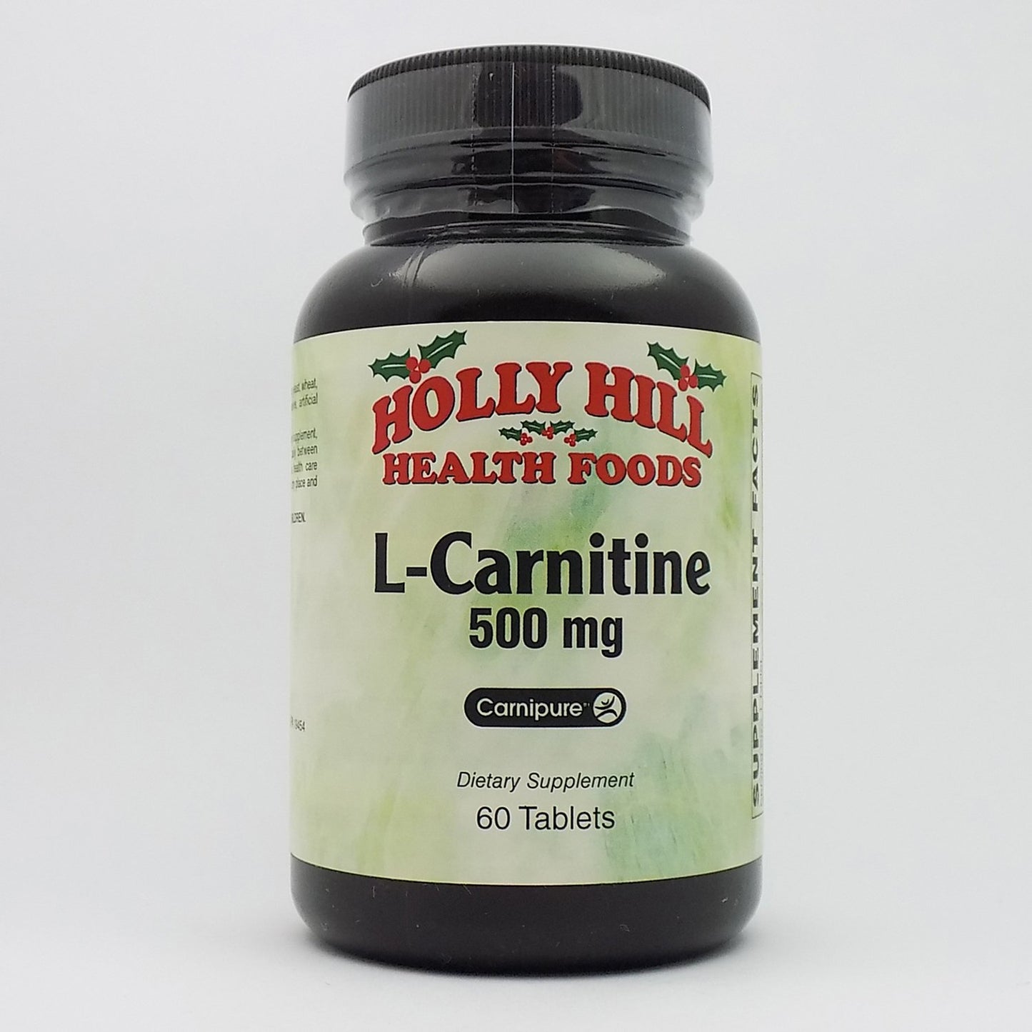Holly Hill Health Foods L-Carnitine 500 mg Tablet, 60 Tablets