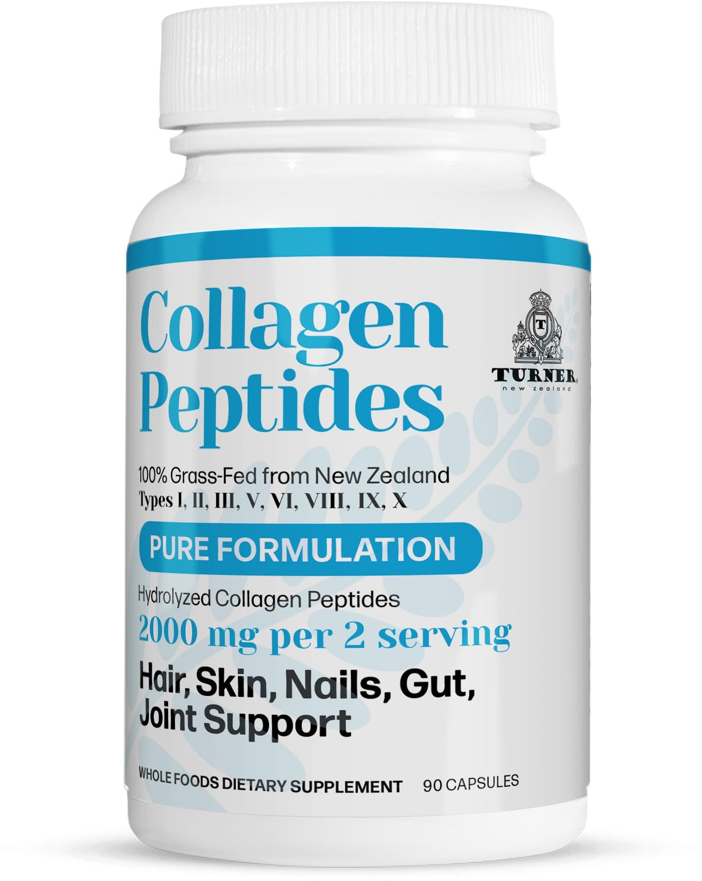TURNER Collagen Peptides Capsules, 90 Capsules