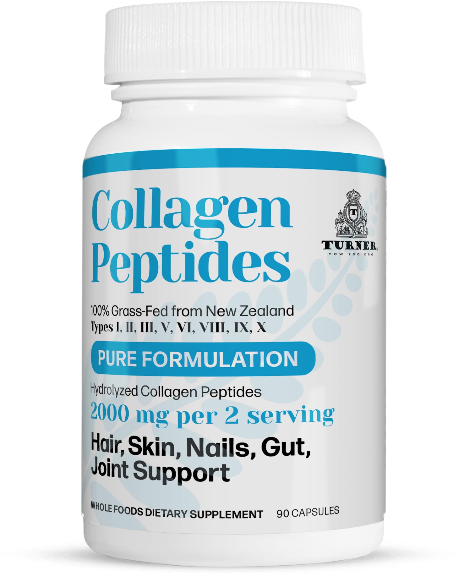 TURNER Collagen Peptides Capsules, 90 Capsules