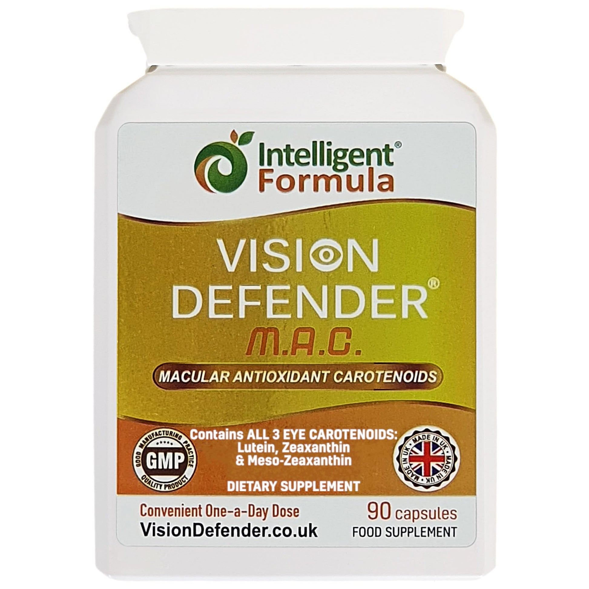 Intelligent Formula Vision Defender MAC Triple Carotenoid Eye Supplement Softgel 90 Count
