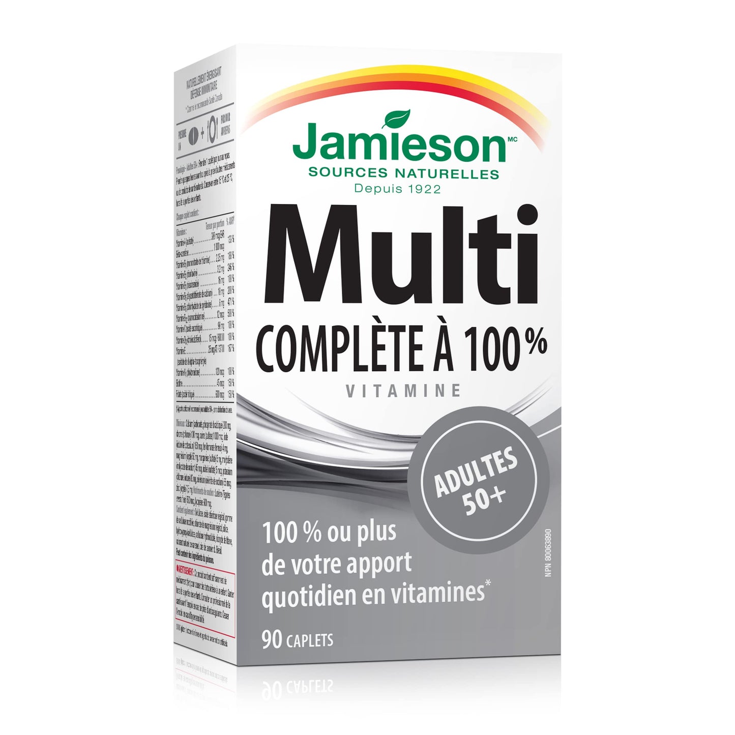 Jamieson Laboratories Multi 100% Complete Vitamin Caplets 90
