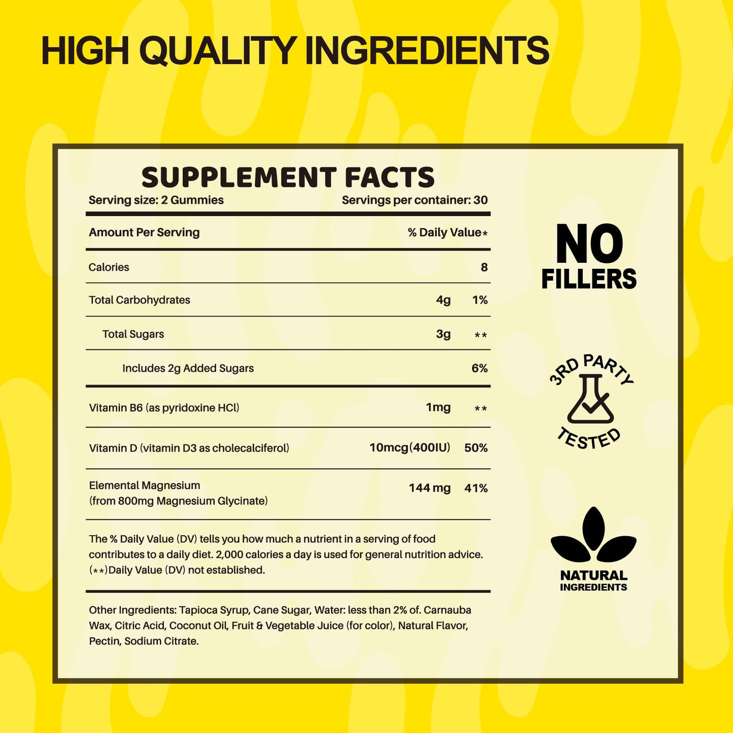 MEGNETA Kids Calm Magnesium Gummies 60 Count